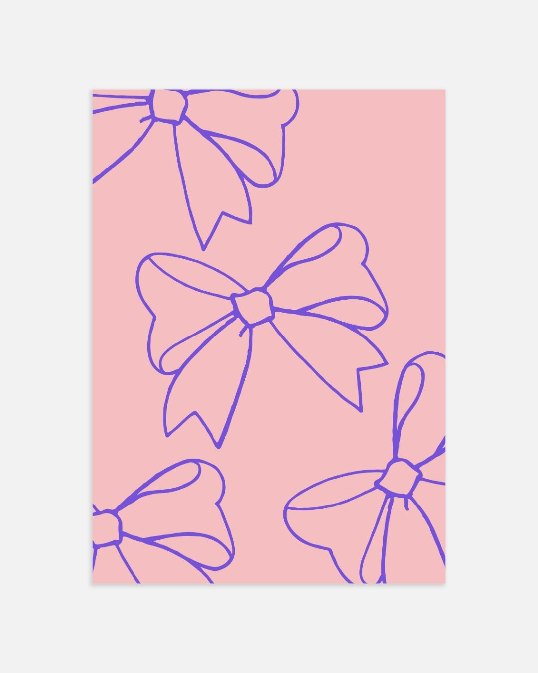 Strik Herhaling Illustratie Poster