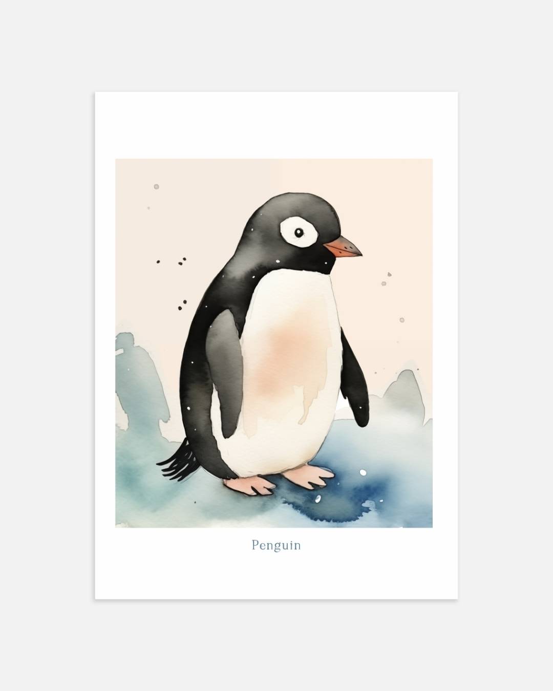 Schattige pinguïn Poster