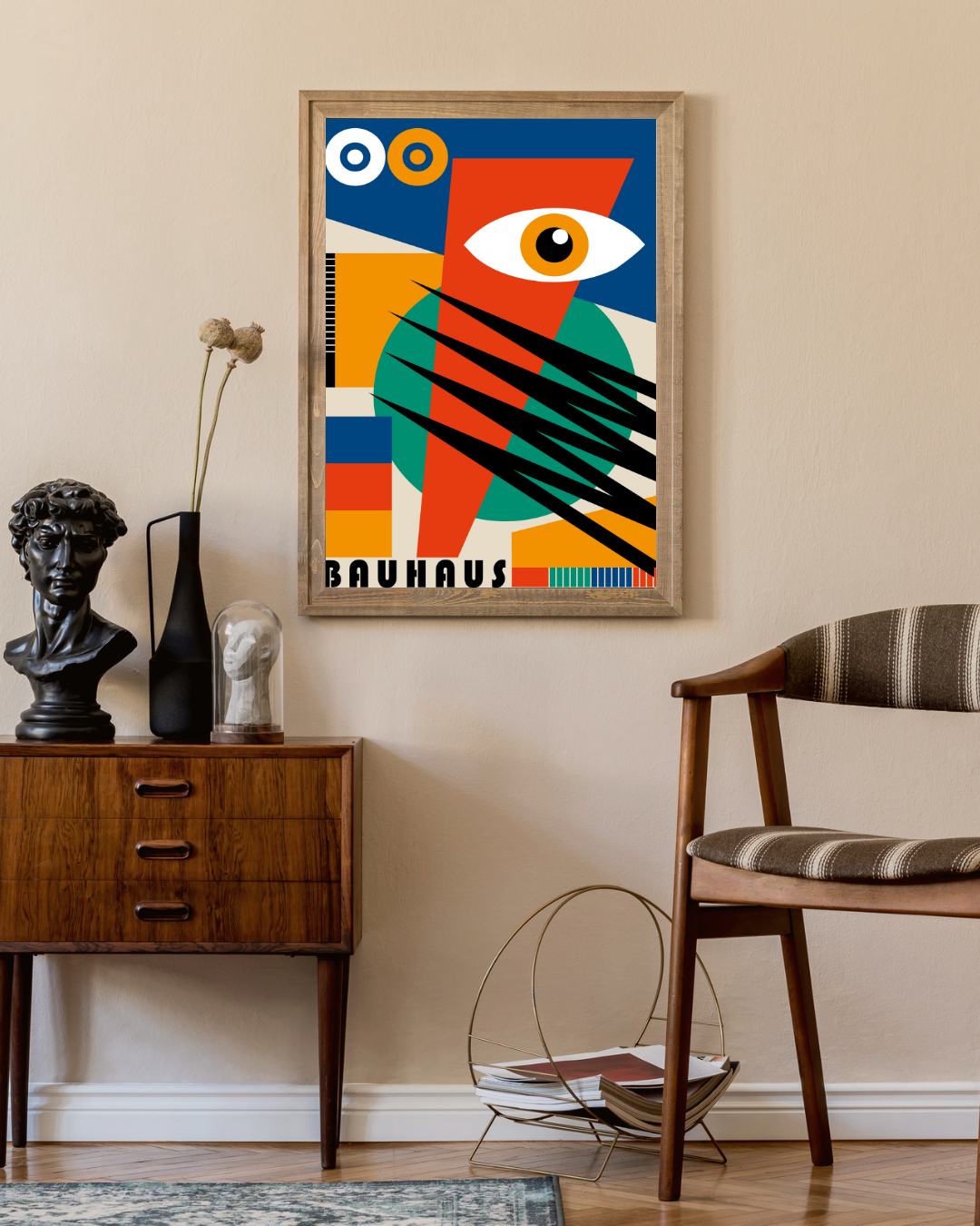 Bauhaus color eye Poster