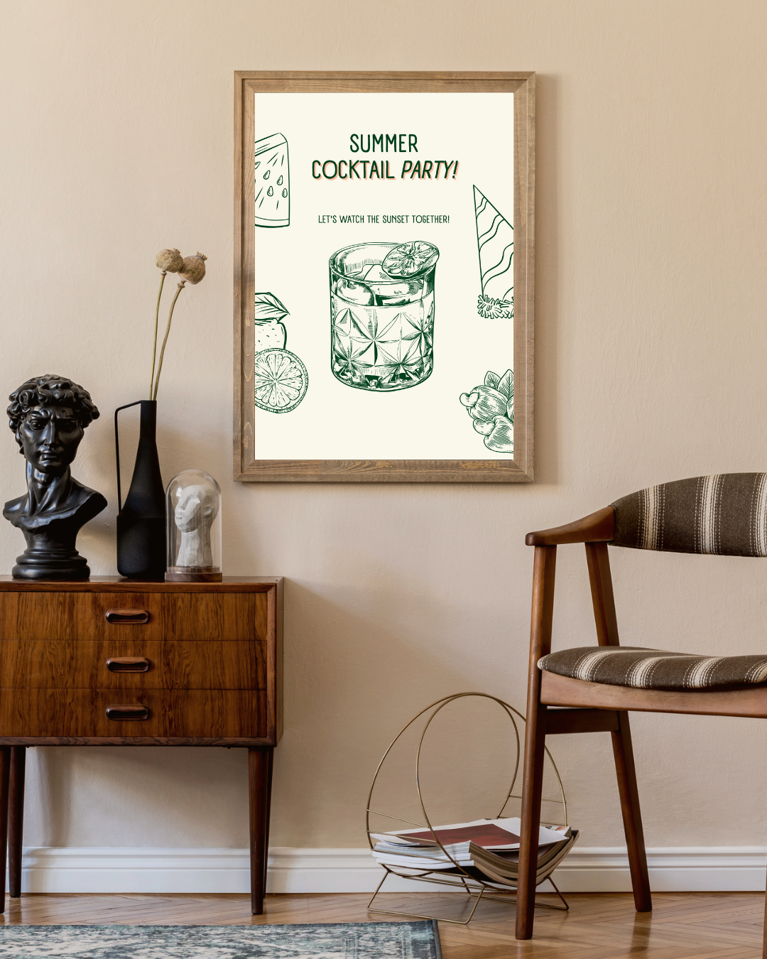 Summer cocktail party Poster