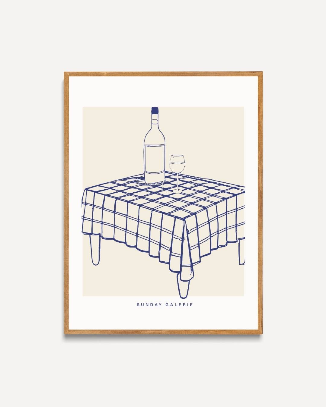 Gedekte tafel Poster