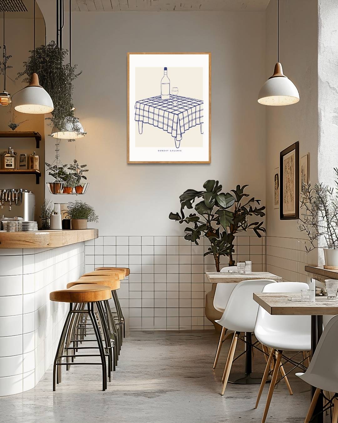 Gedekte tafel Poster