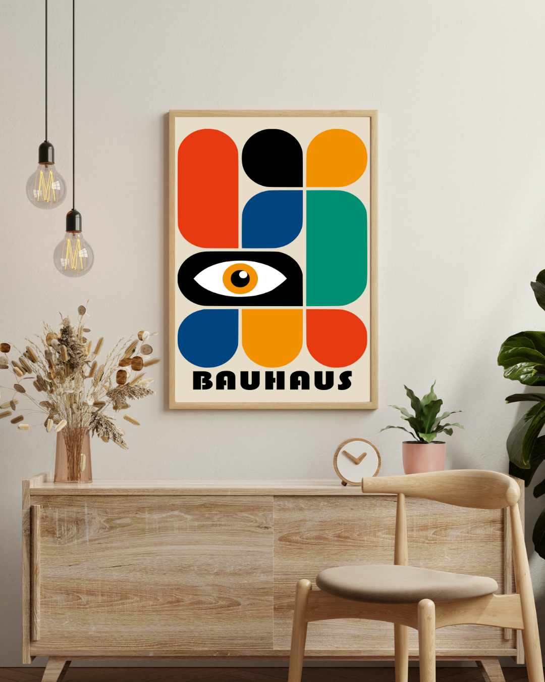 Bauhaus black eye Poster