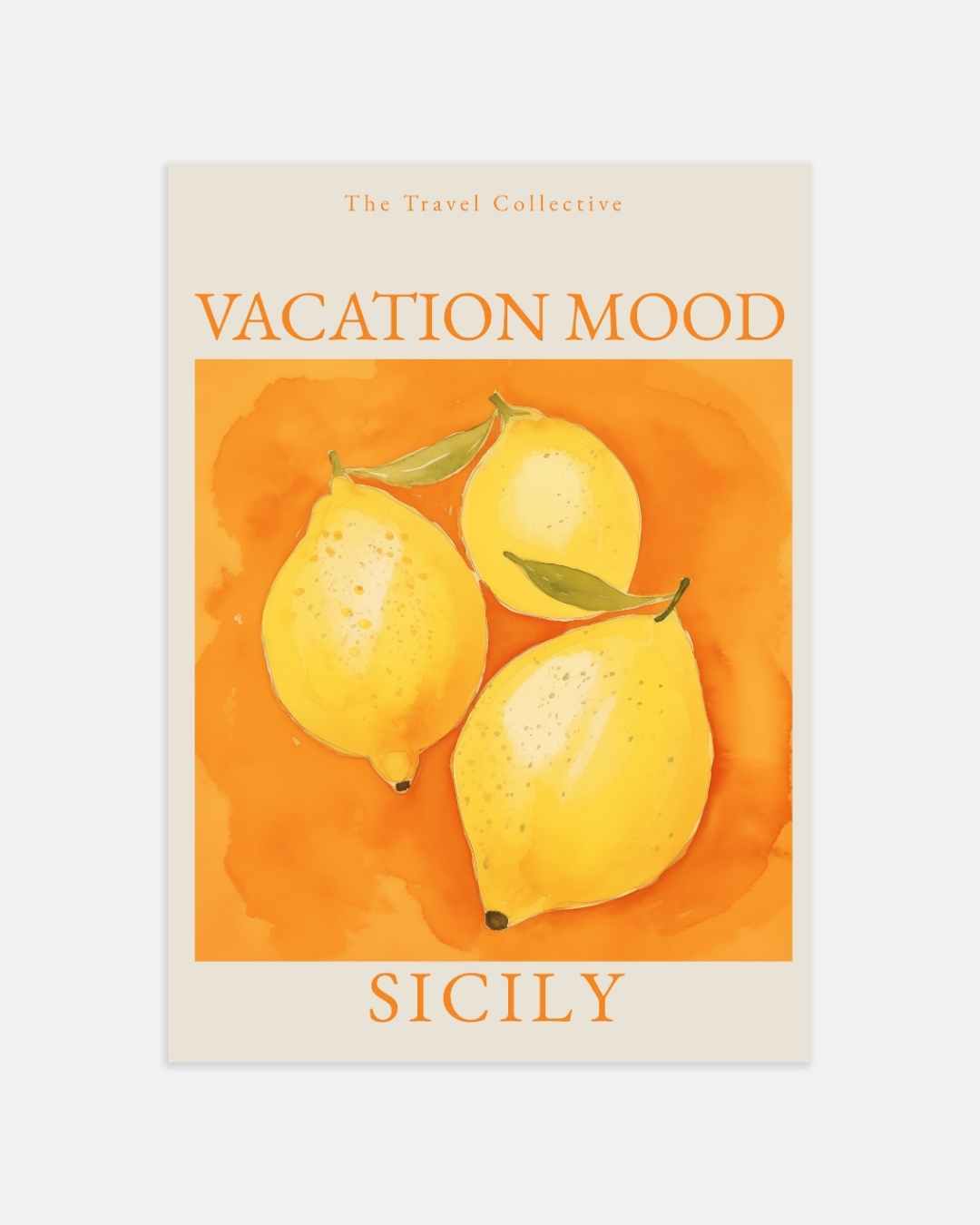 Vacation Mood Sicily Poster