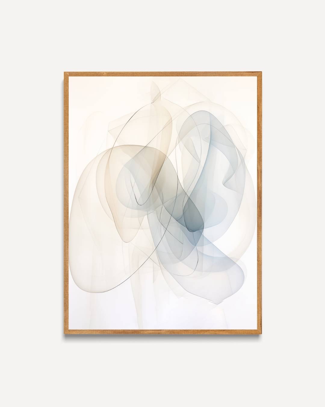 Abstracte lijnen in pastel Poster