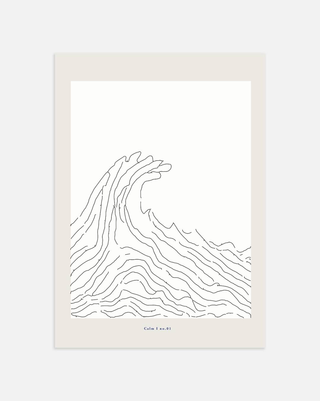Big wave Poster