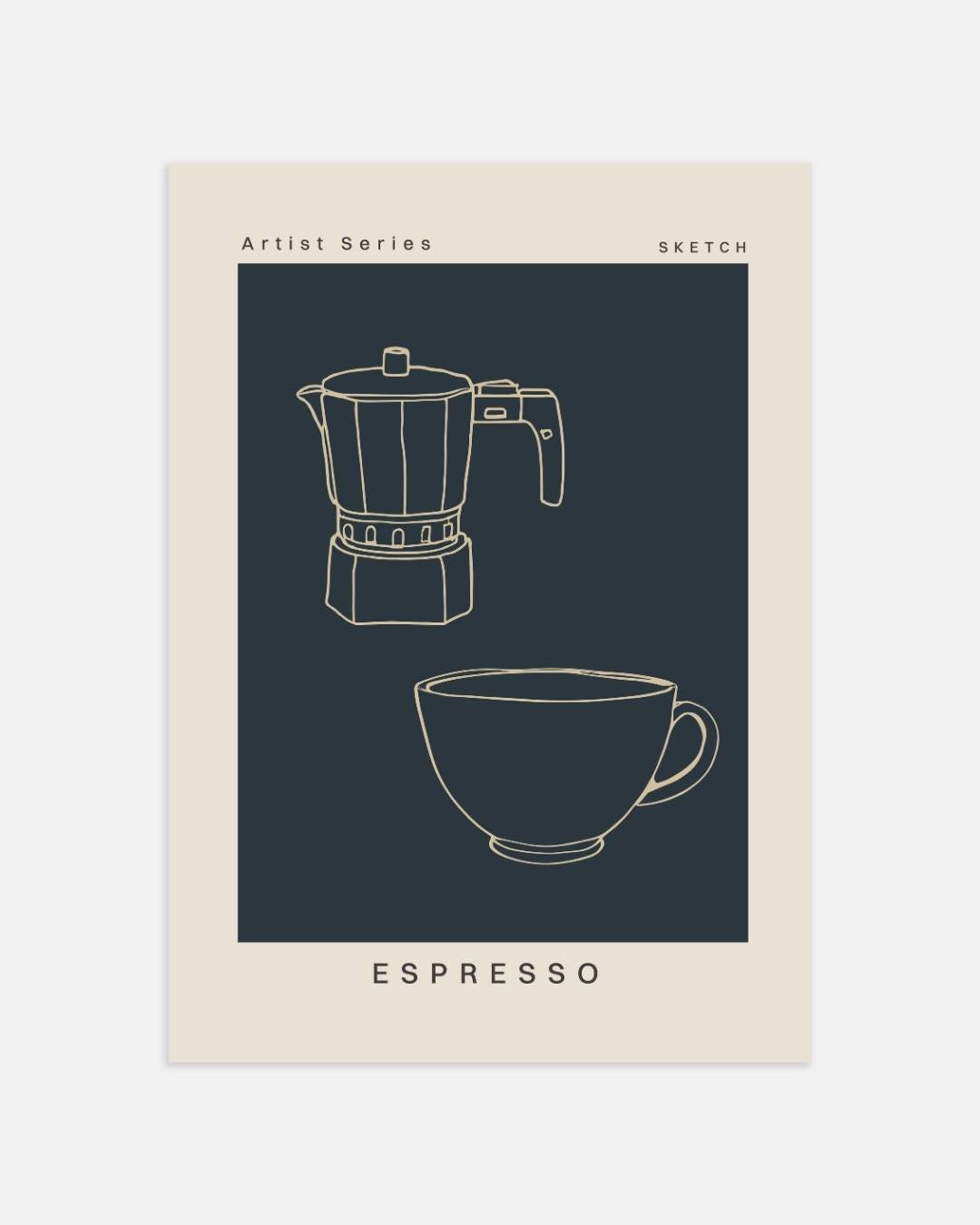 Espresso moka pot Poster