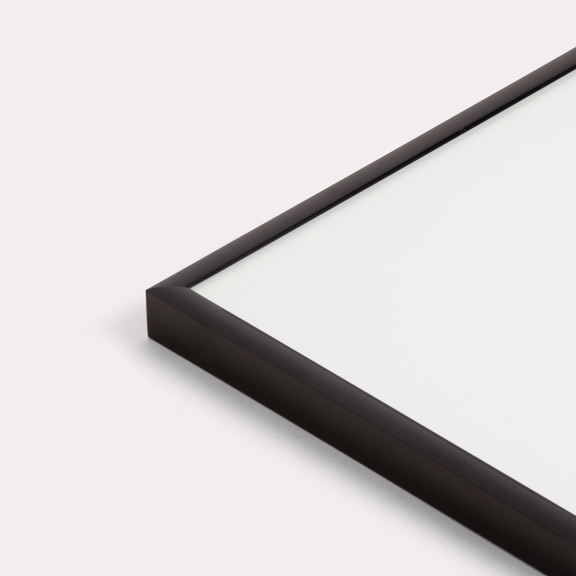 Wissellijst aluminium zwart glans