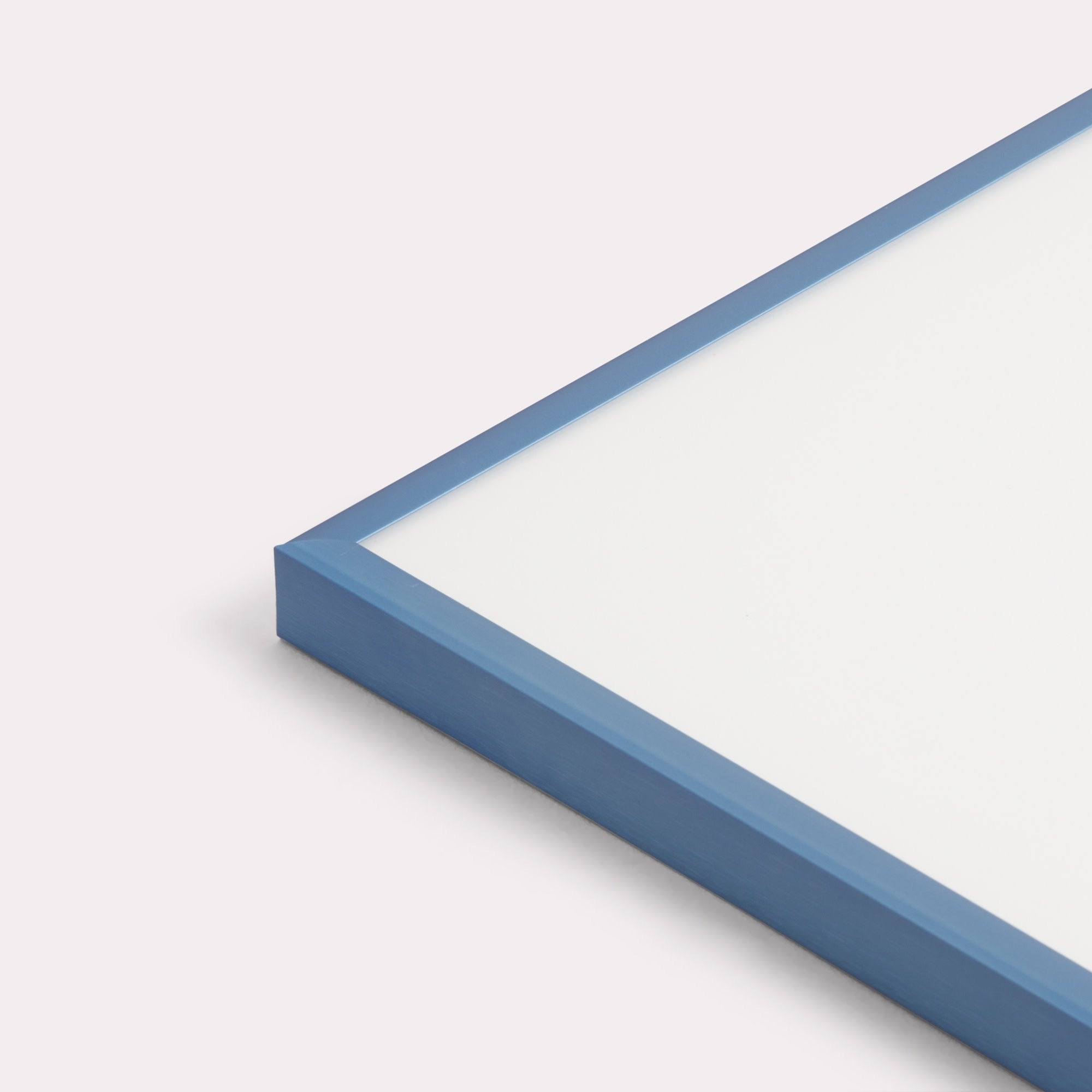 Wissellijst aluminium lijst blauw mat