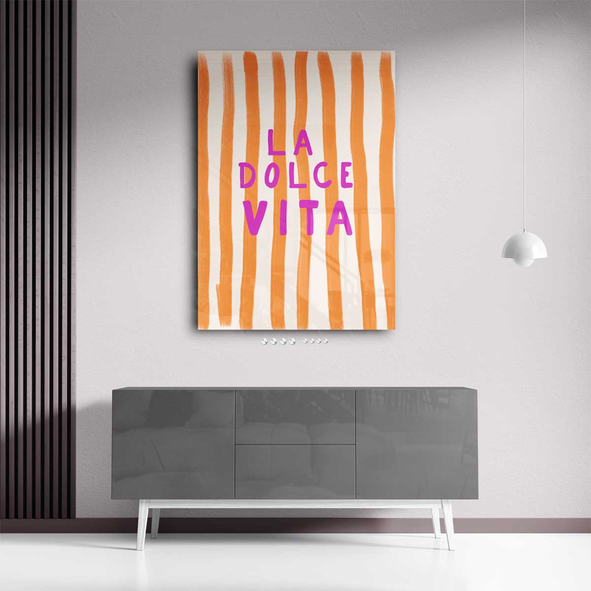 La dolce vita minimal Kunstwerk-canvas-dibond-plexiglas-wanddecoratie-WallArtistic