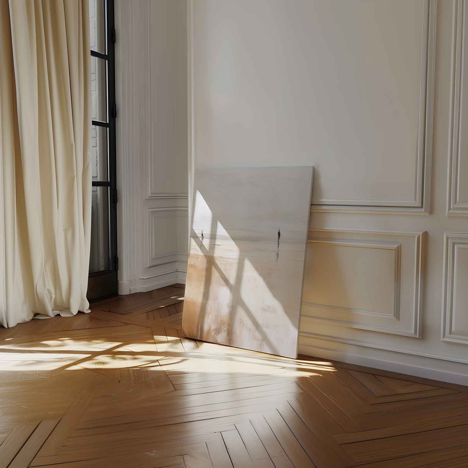 Stilte aan zee Kunstwerk-canvas-dibond-plexiglas-wanddecoratie-WallArtistic