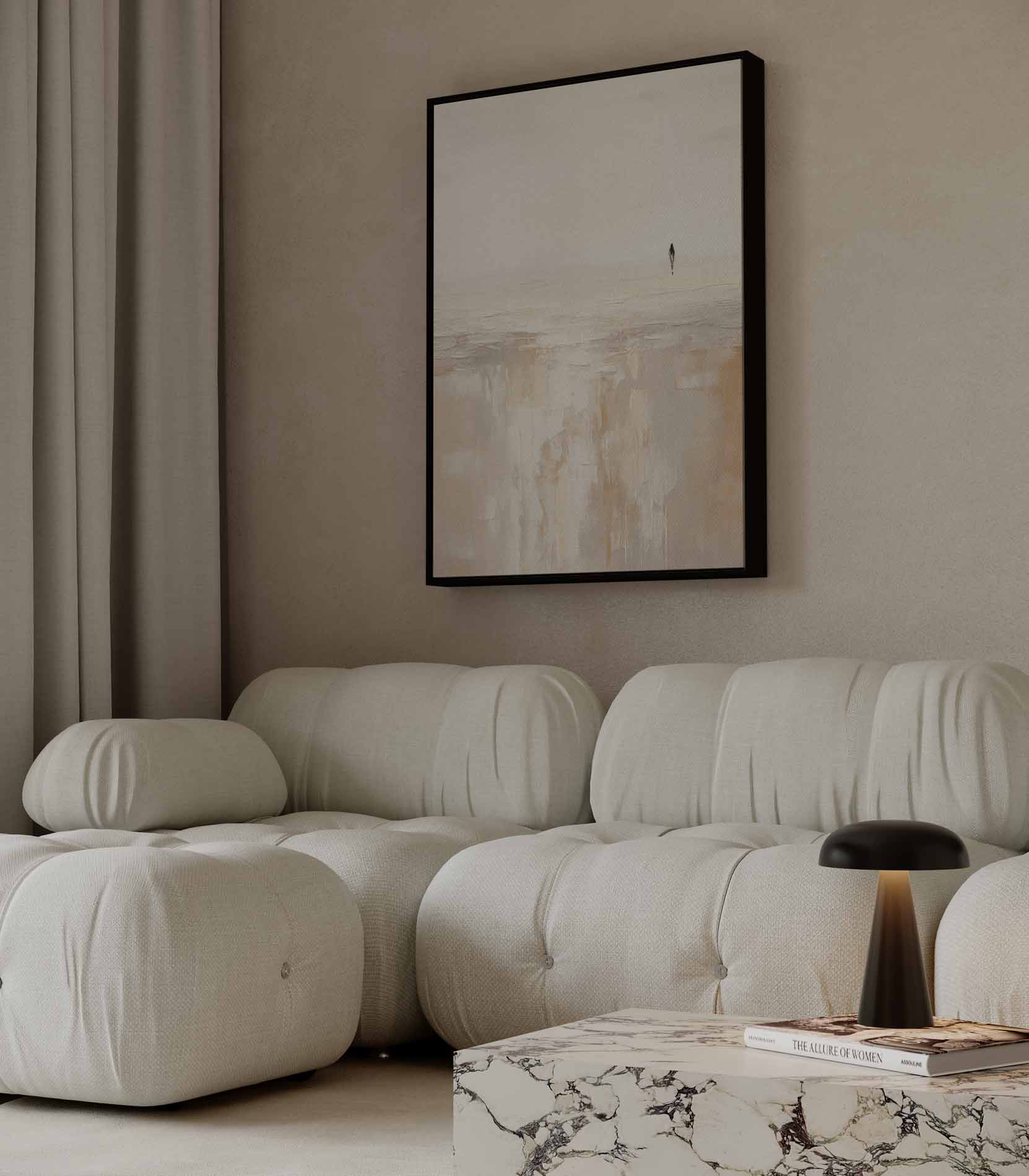 Alleen aan de waterlijn Kunstwerk-canvas-dibond-plexiglas-wanddecoratie-WallArtistic