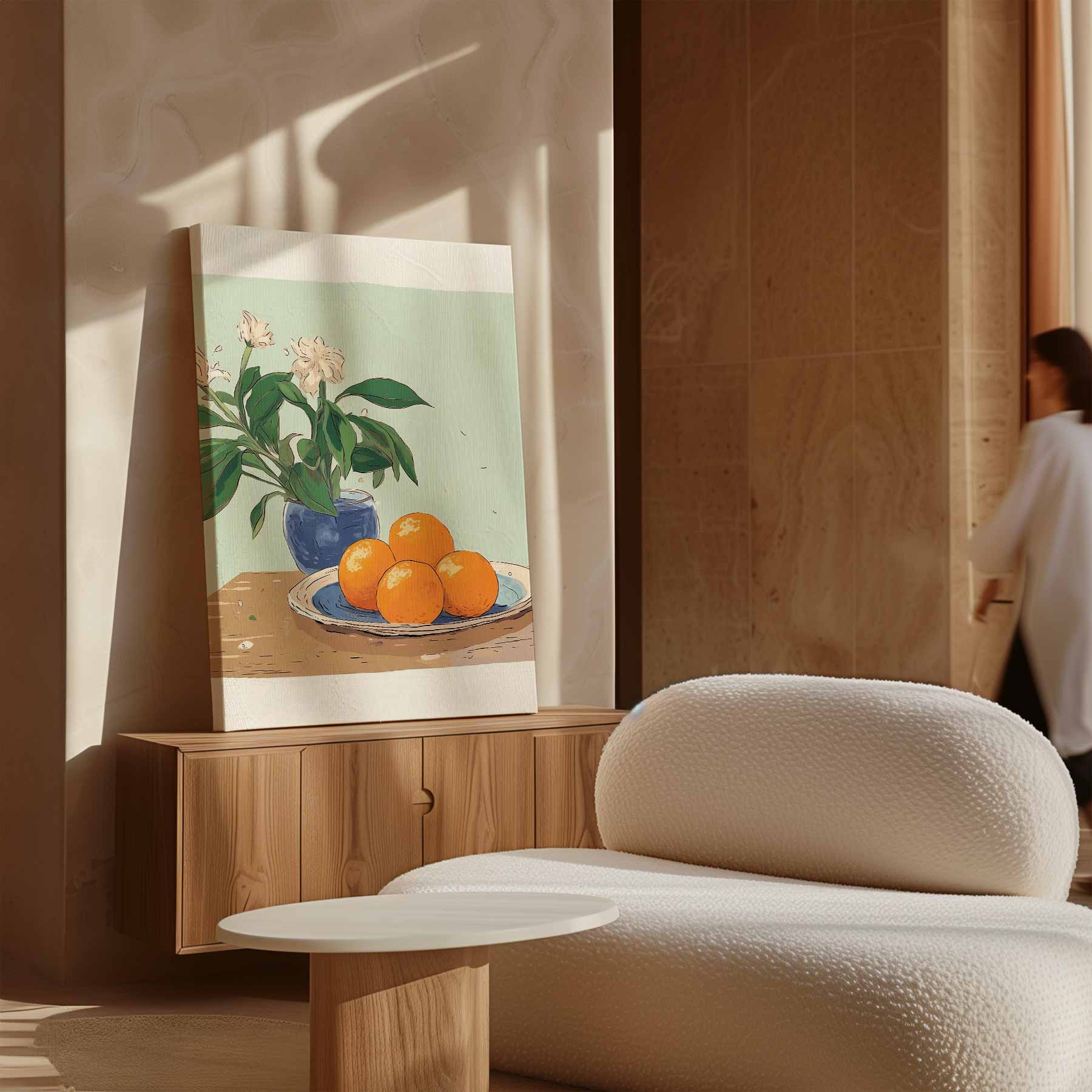 Oranges on the table