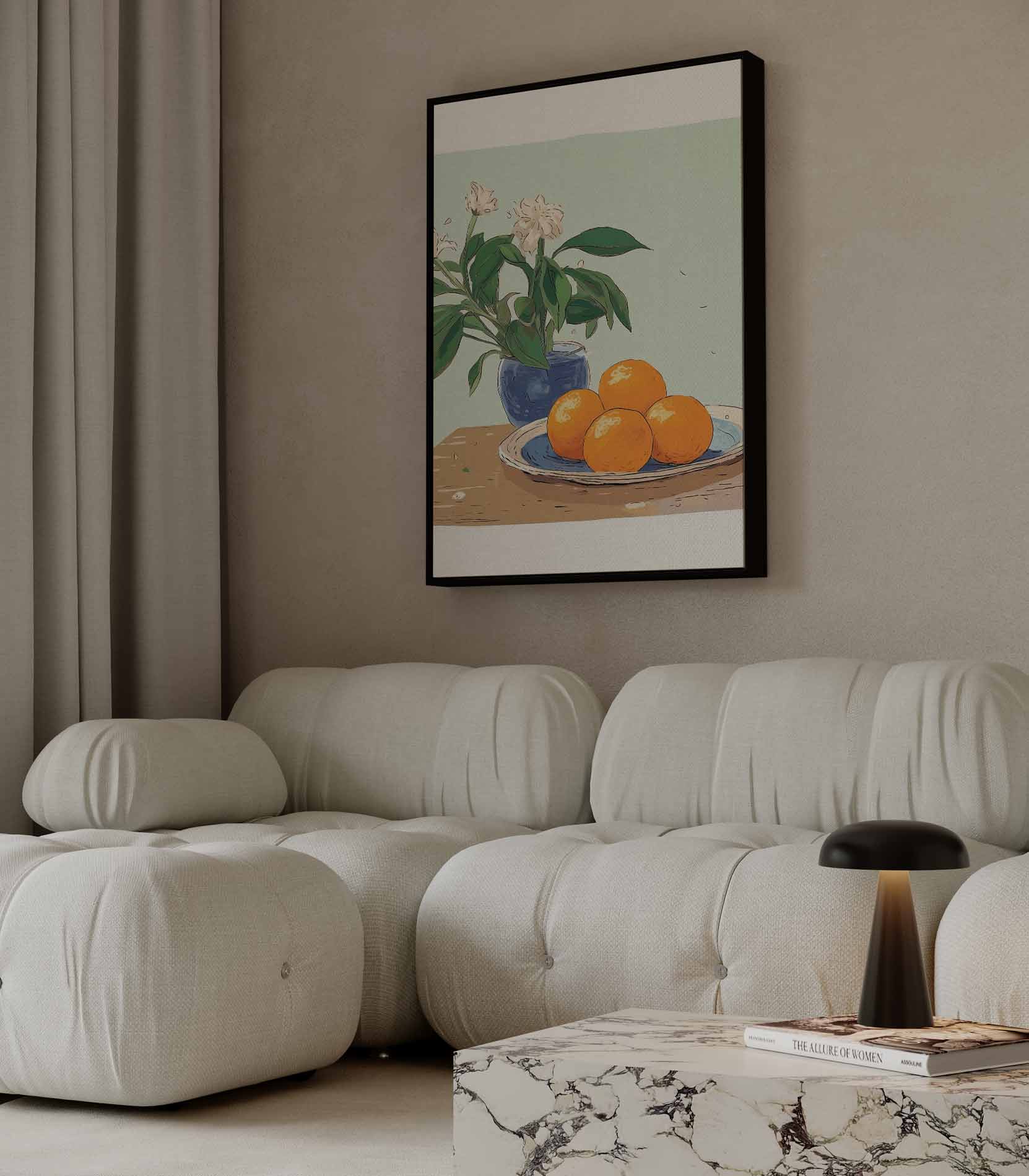 Oranges on the table