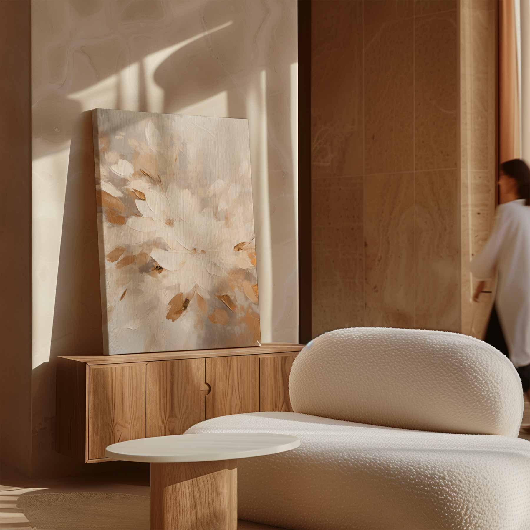 Flowers in soft shades