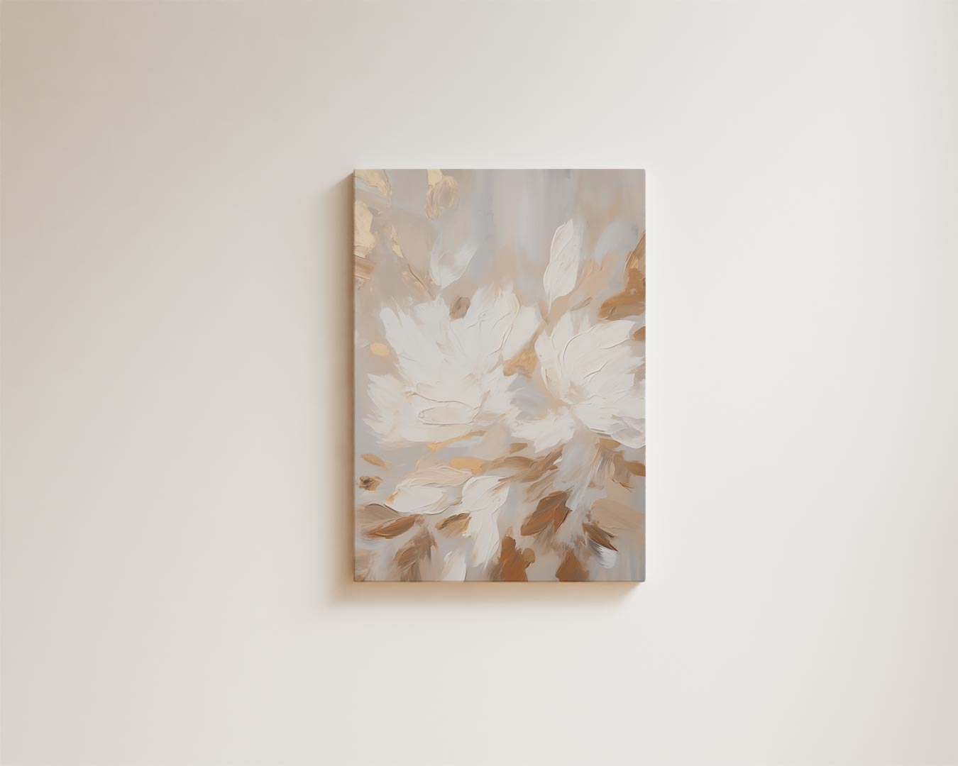 Bloemen met warme penseelstreken