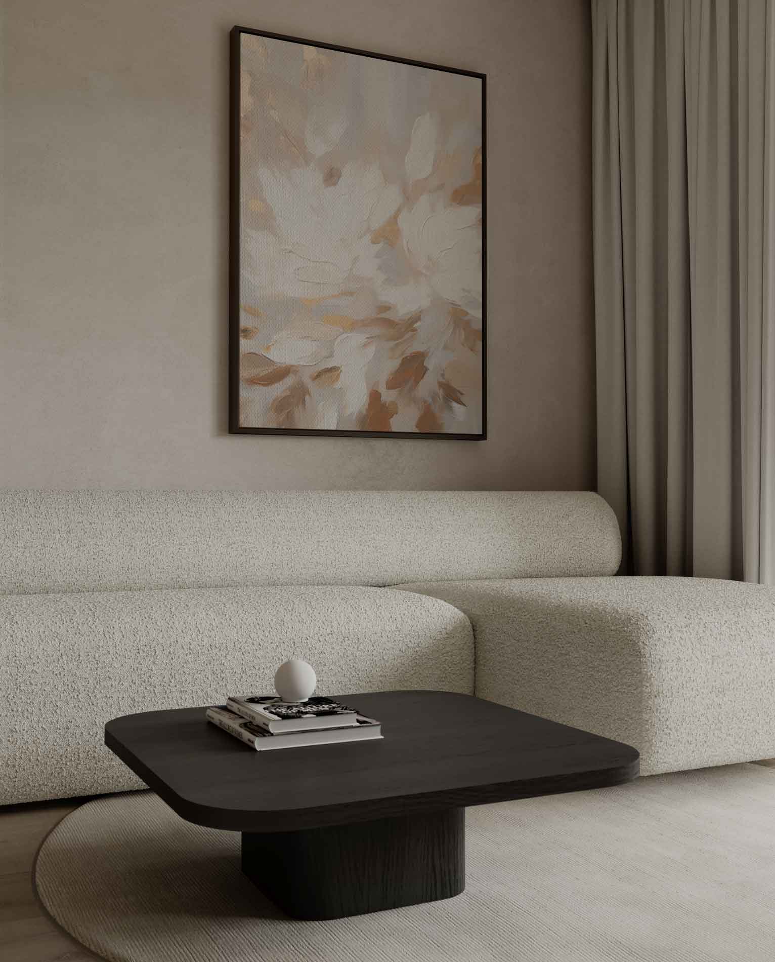 Bloemen met warme penseelstreken