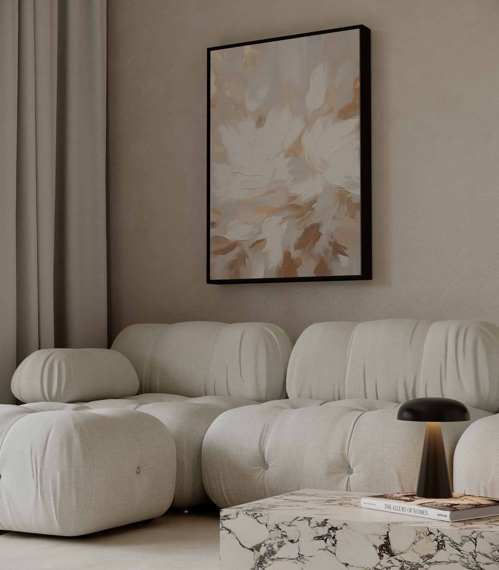 Bloemen met warme penseelstreken