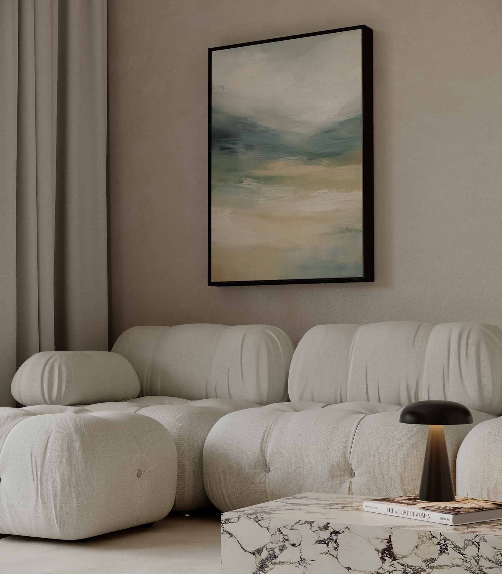 Zacht landschap in beweging