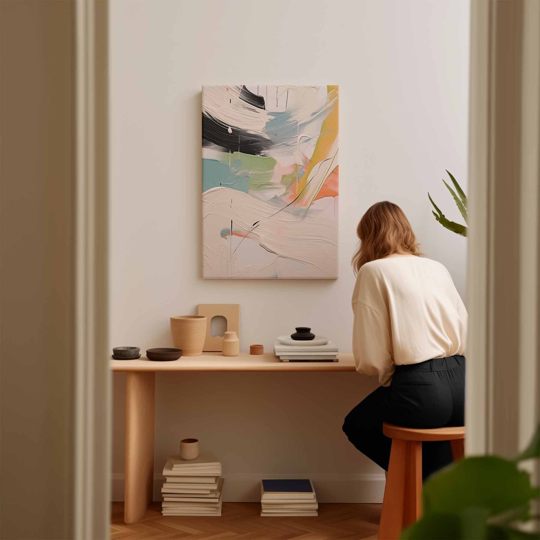 Play of colors in motion