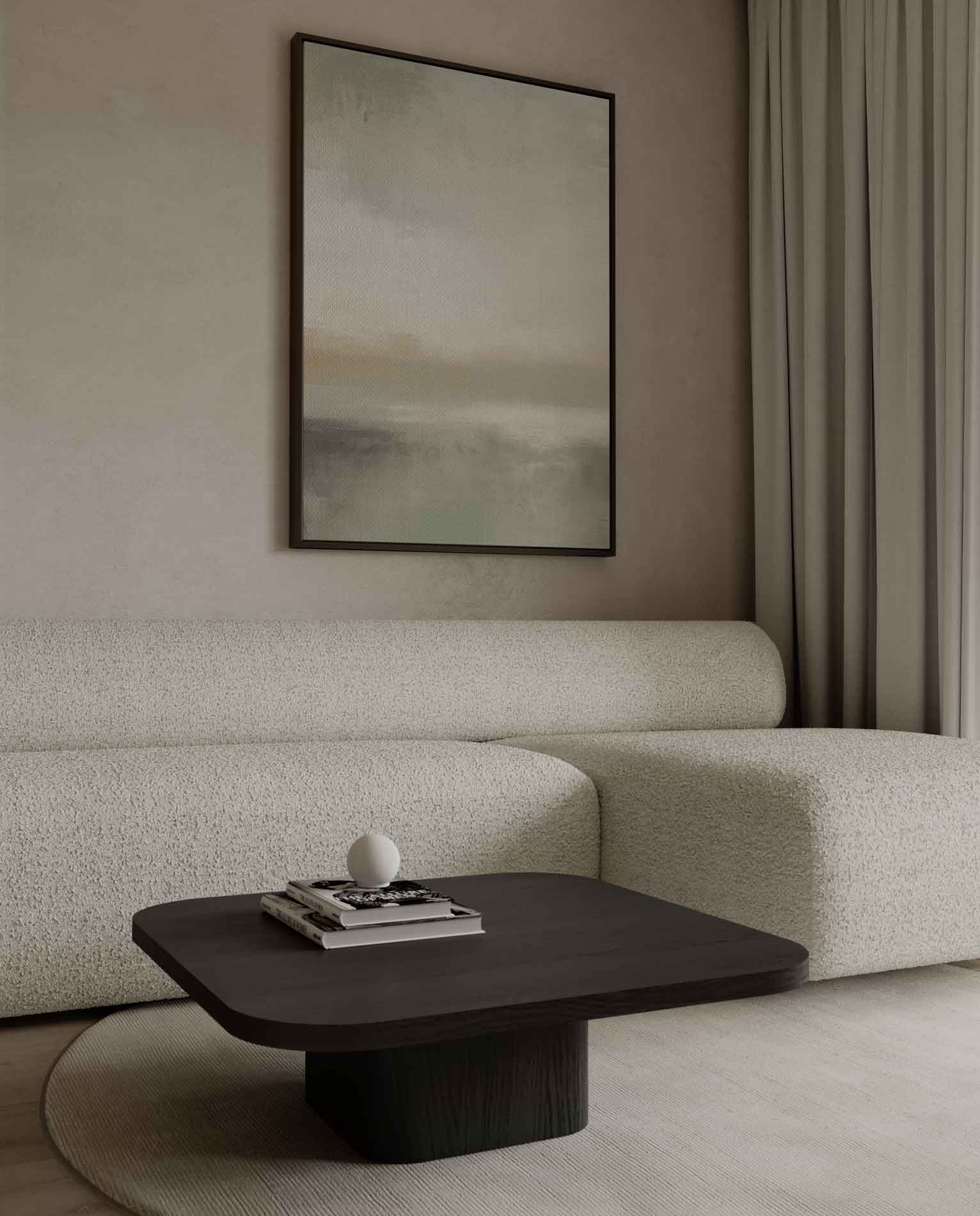 Zandwolk in neutrale tinten