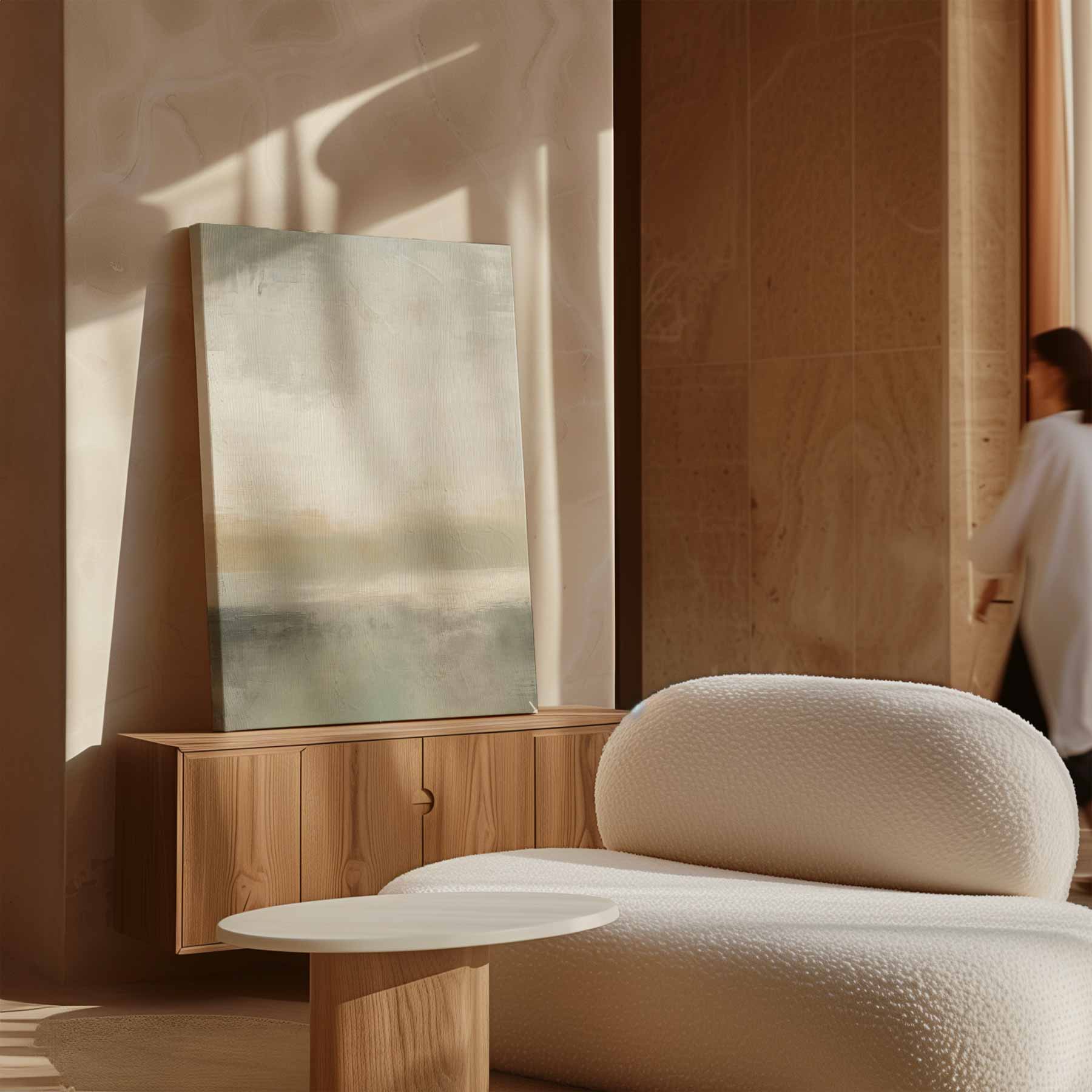 Zandwolk in neutrale tinten