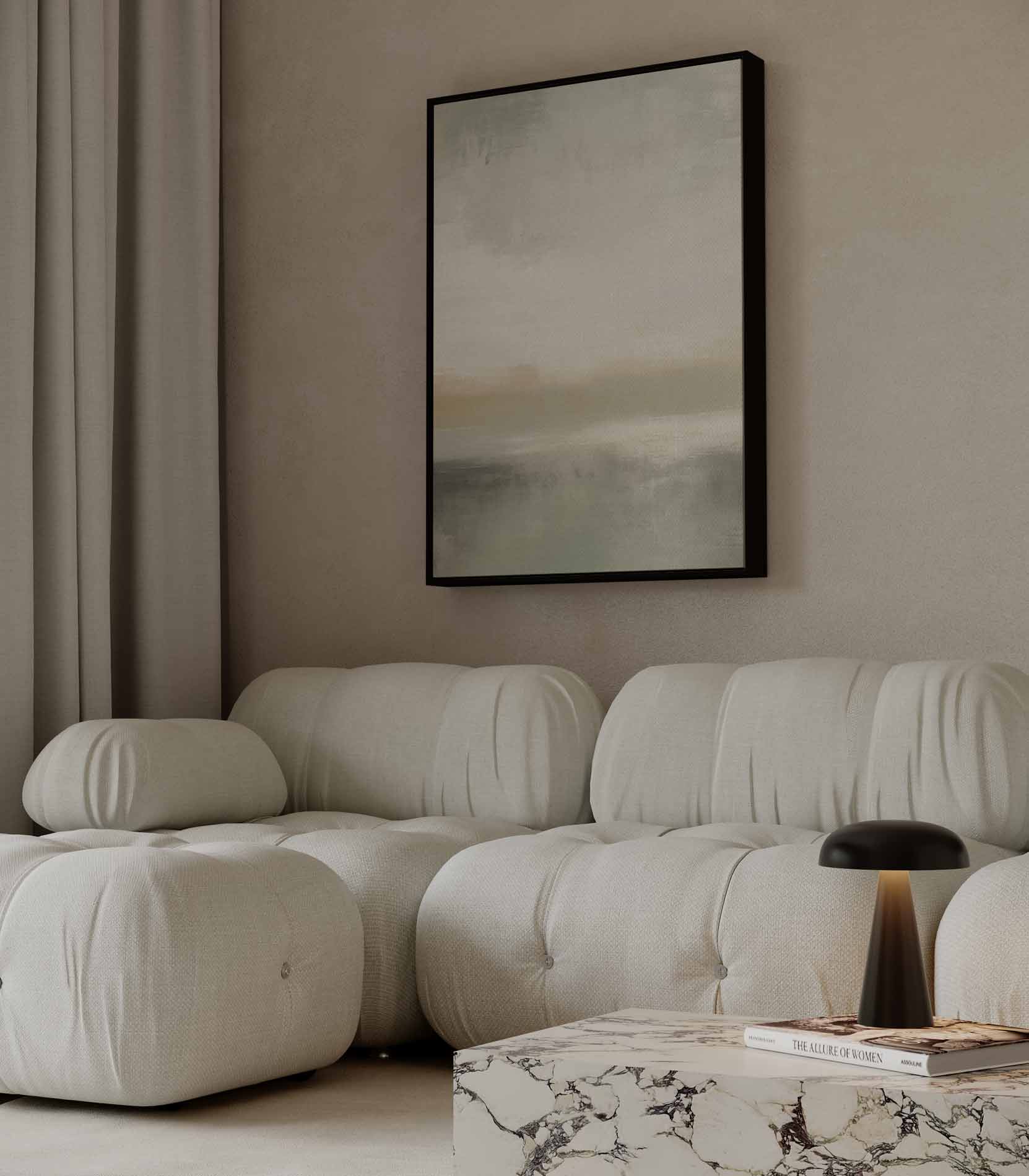 Zandwolk in neutrale tinten