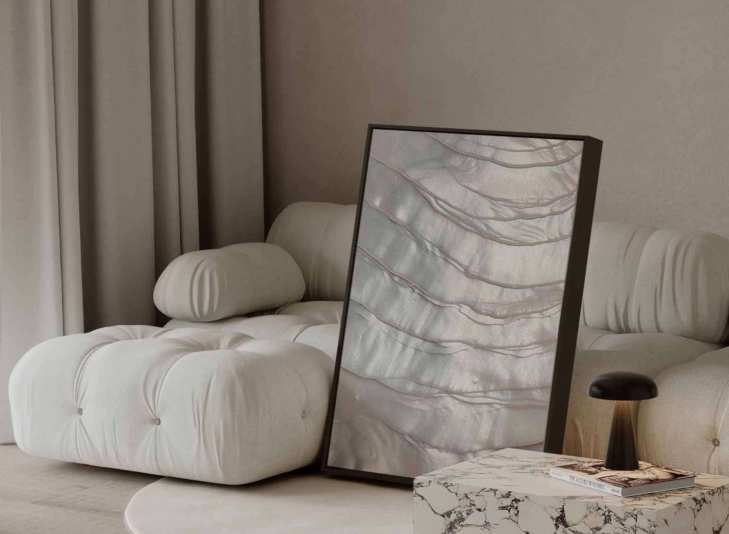 Perlmuttschichten in Licht