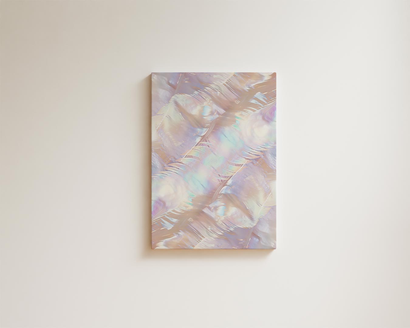 Schillernde Abstraktion in Pastellfarben