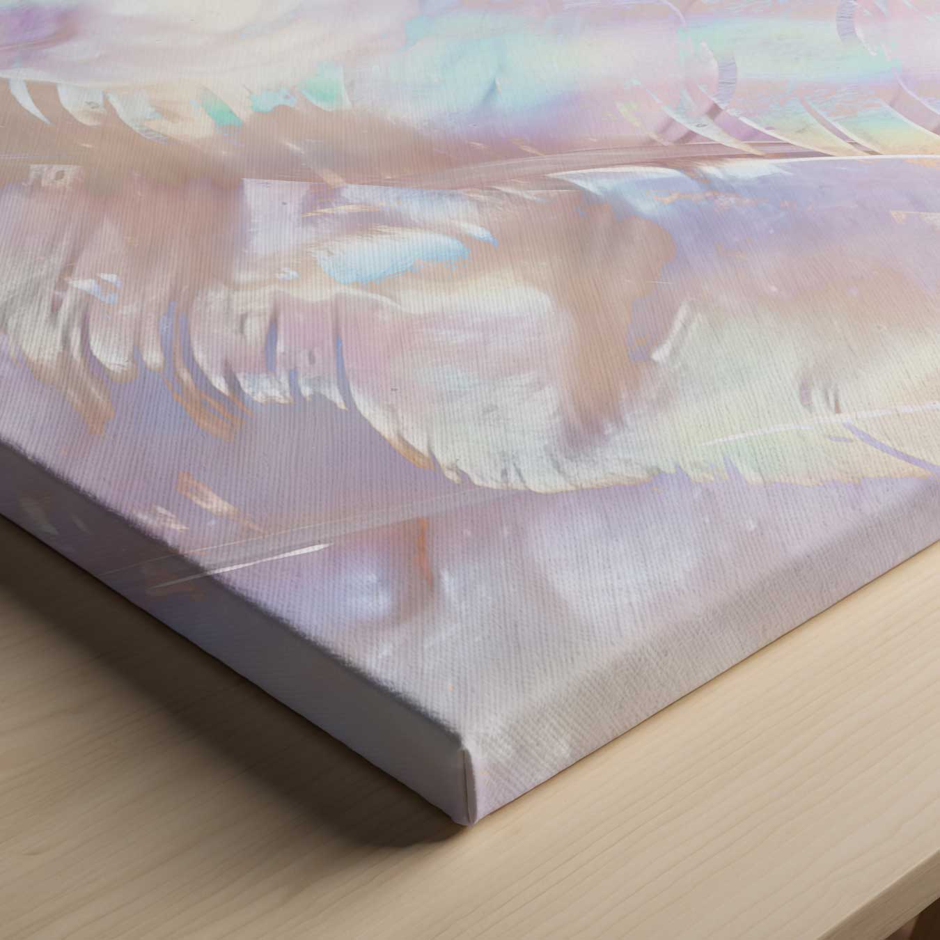 Schillernde Abstraktion in Pastellfarben