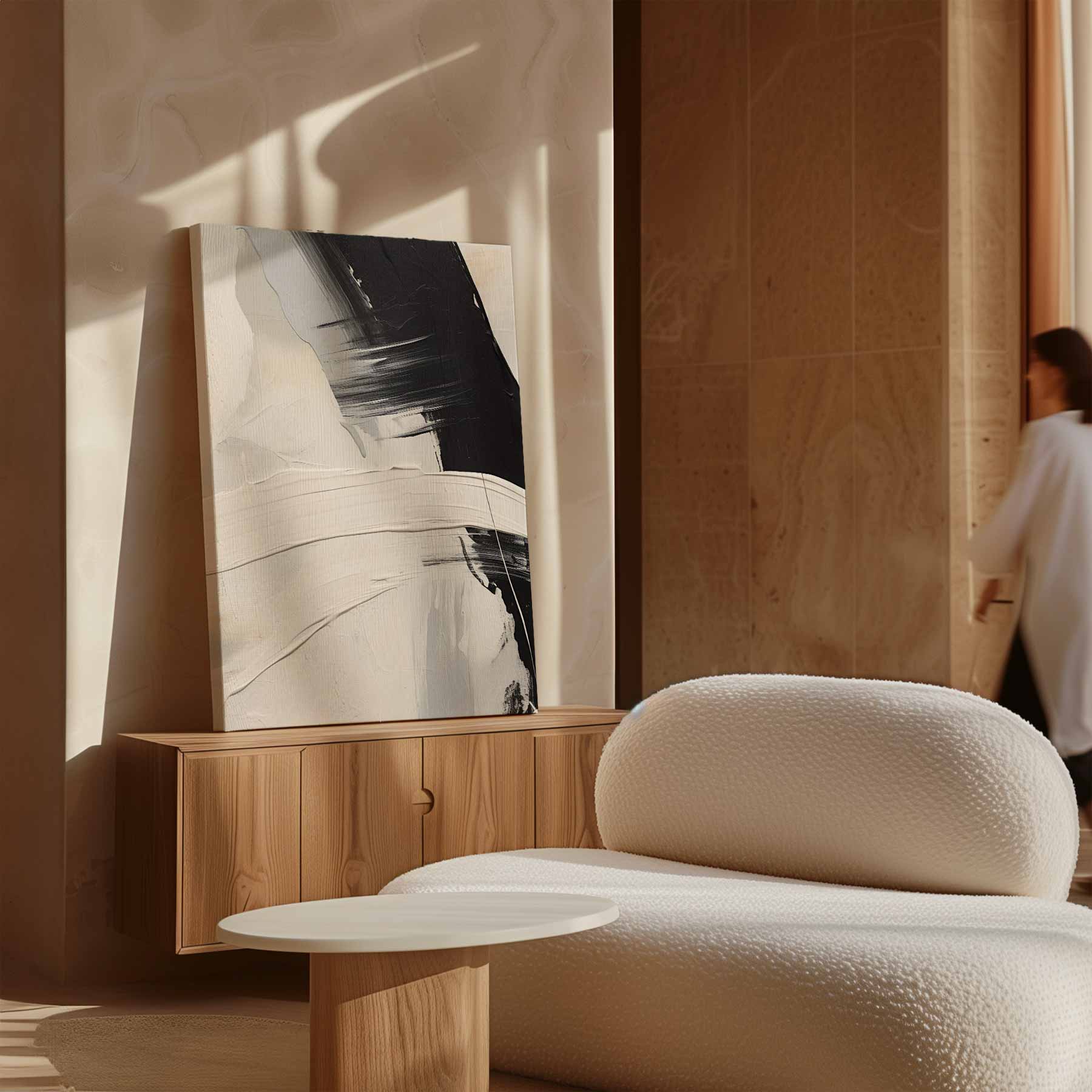 Zwart-witte structuur met grijstinten