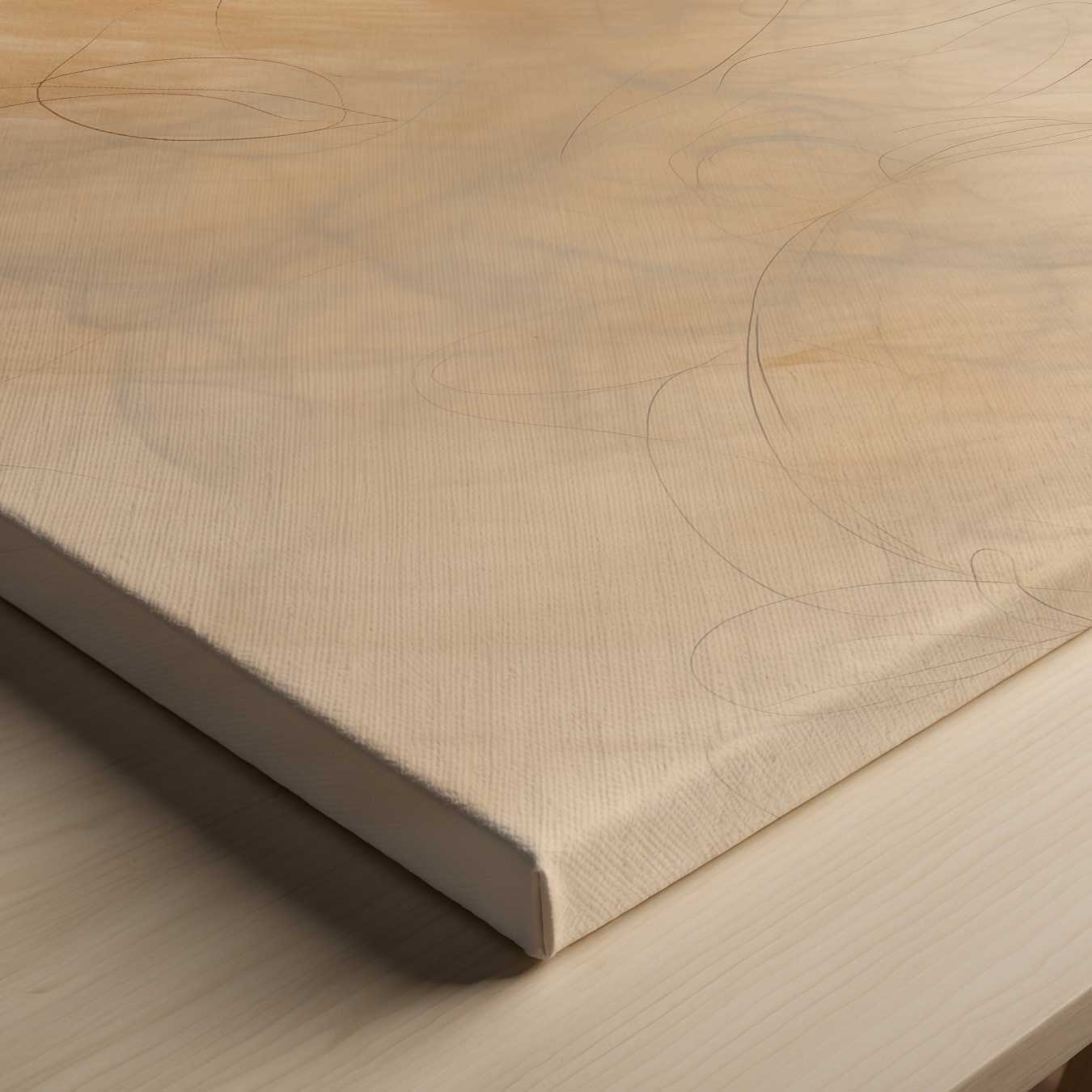 Organic shapes in warm tones