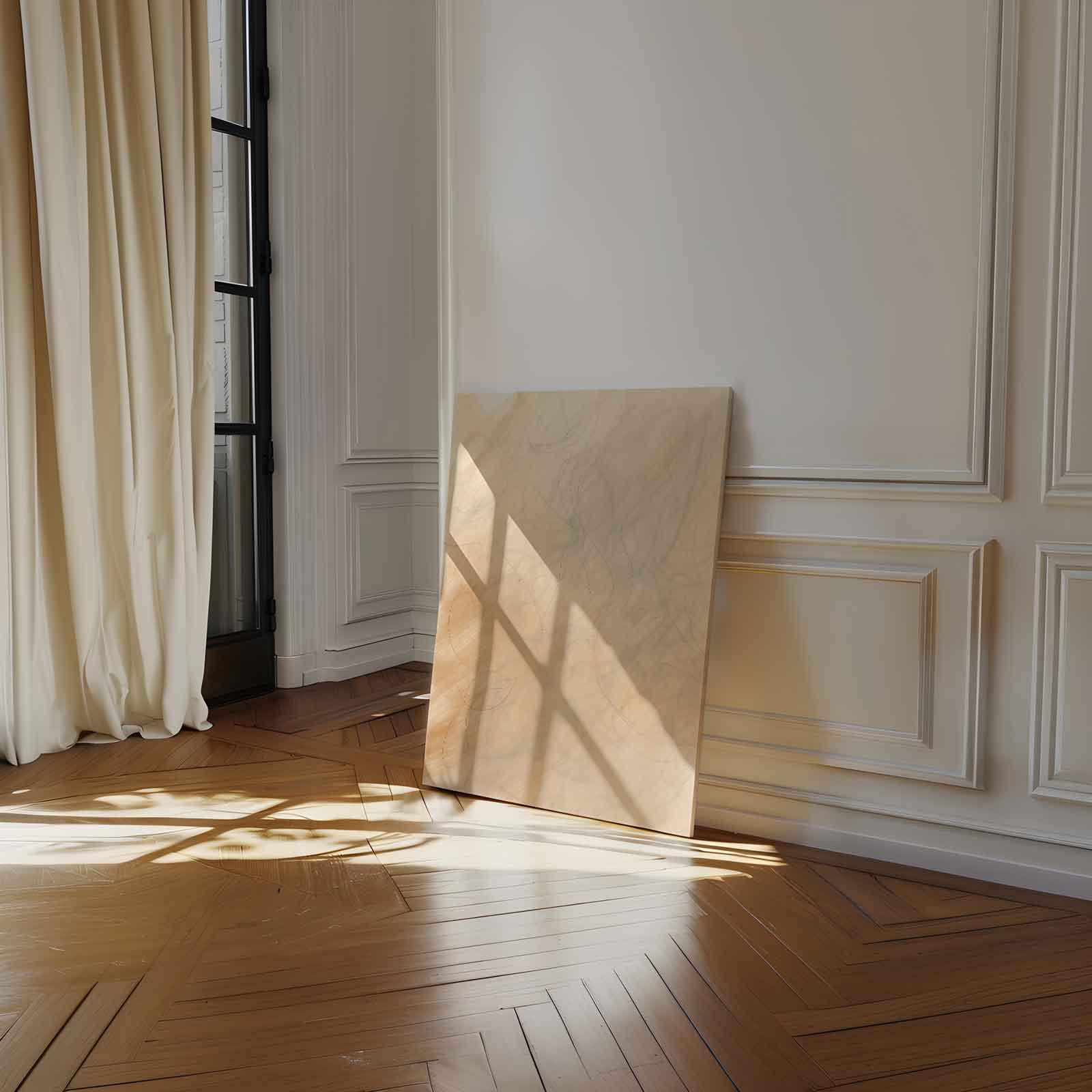 Organic shapes in warm tones