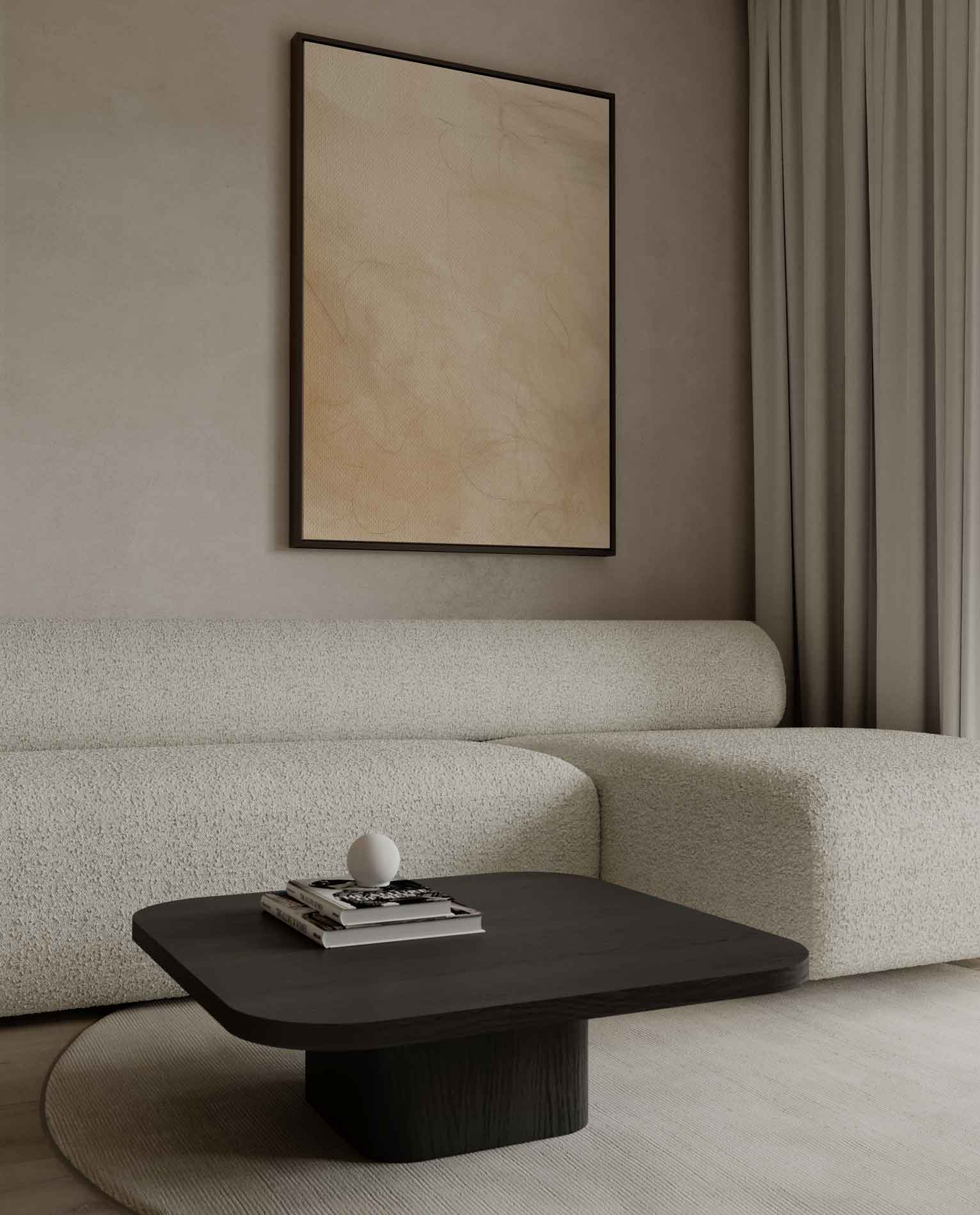 Light lines in sand color