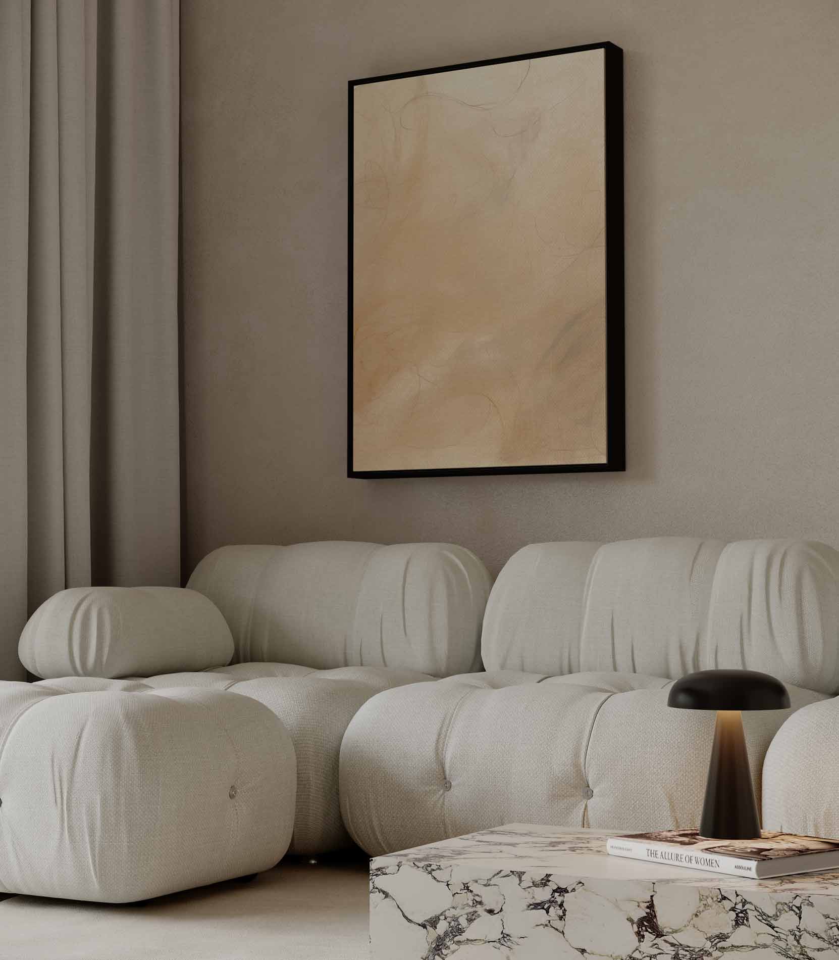 Warme abstracte fluistering