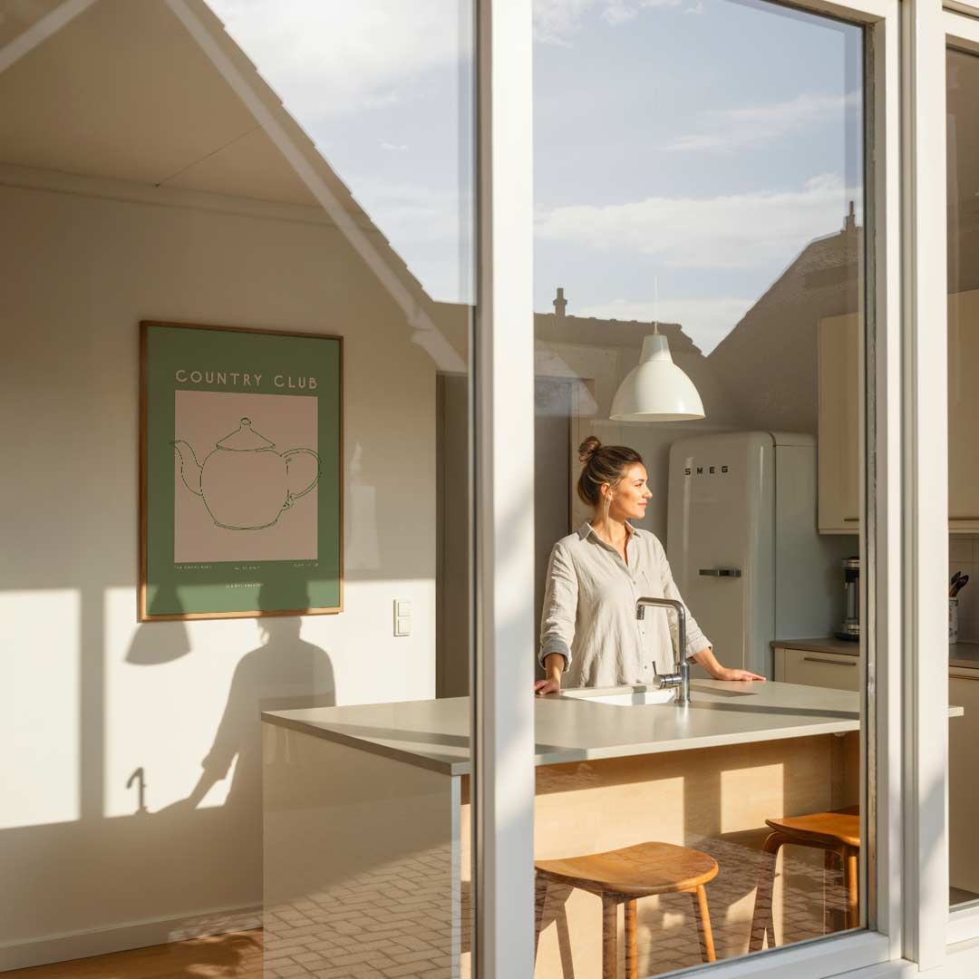 Country Club Theekransje Poster-WallArtistic