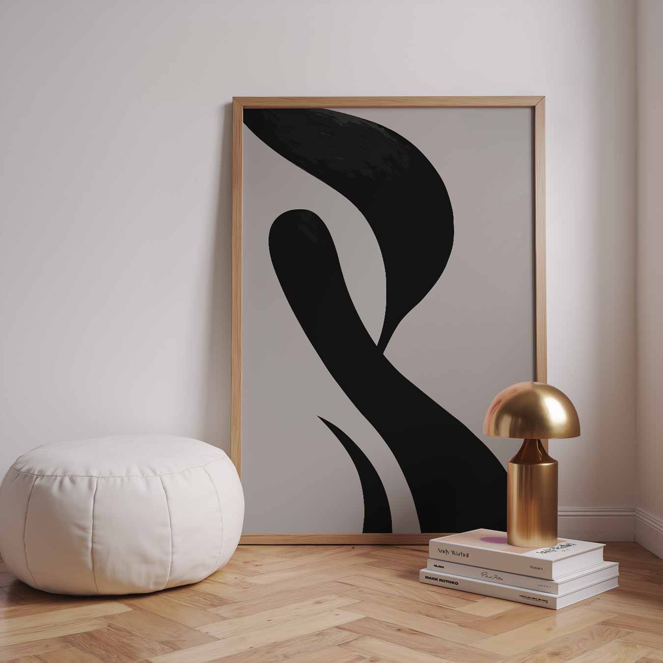 Elegant Abstracte Kunstposter