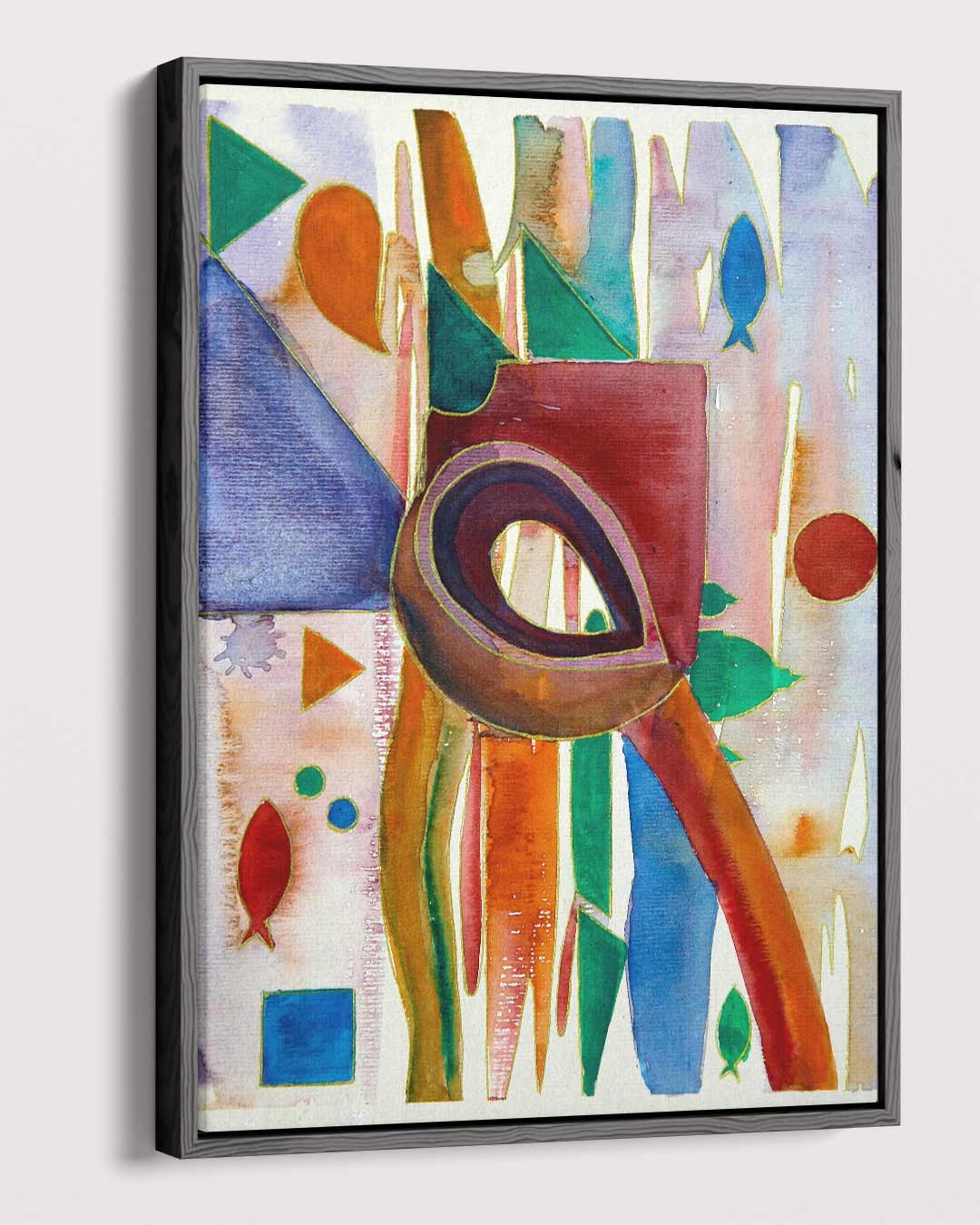 Kleurrijk Avontuur Kunstwerk-canvas-dibond-plexiglas-wanddecoratie-WallArtistic