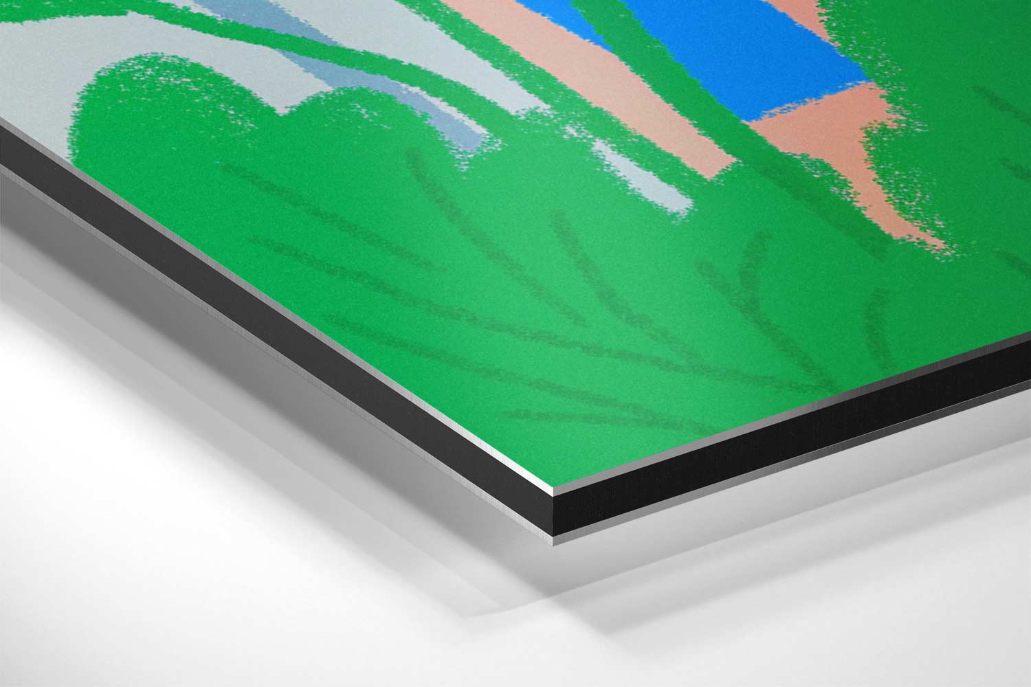 Zomerse Balkonmomenten Kunstwerk-canvas-dibond-plexiglas-wanddecoratie-WallArtistic