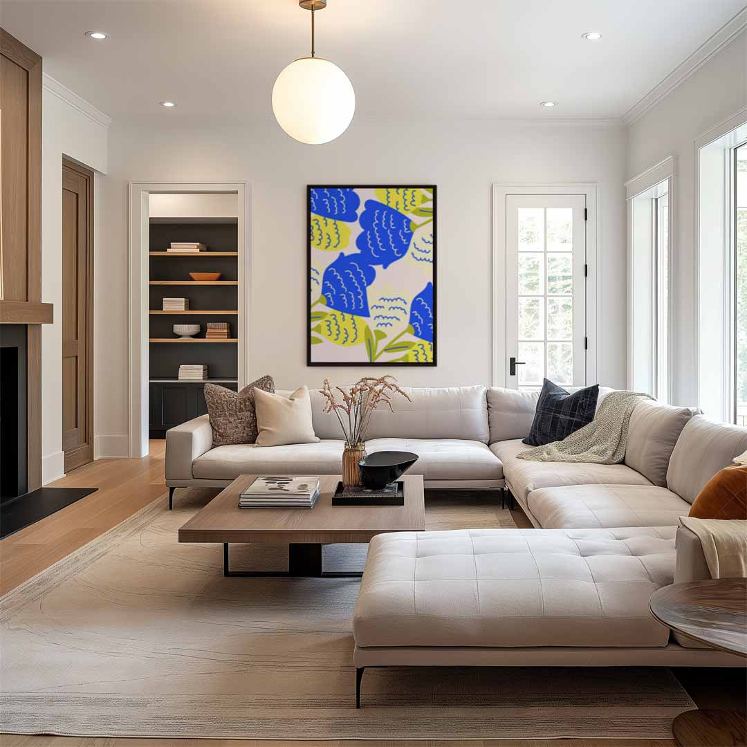 Bloemenexplosie Kunstwerk-canvas-dibond-plexiglas-wanddecoratie-WallArtistic