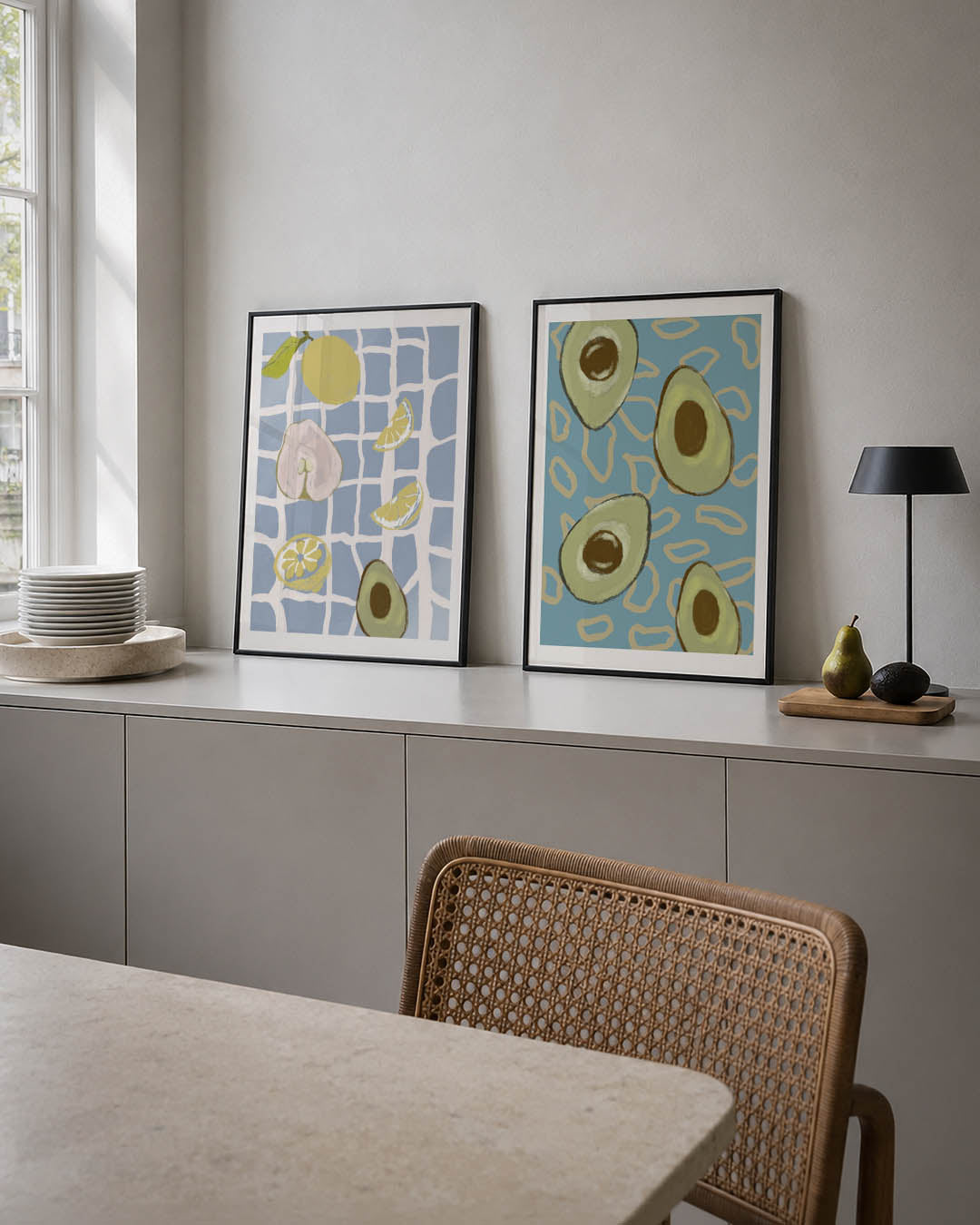 Fruitige patronen Posterset