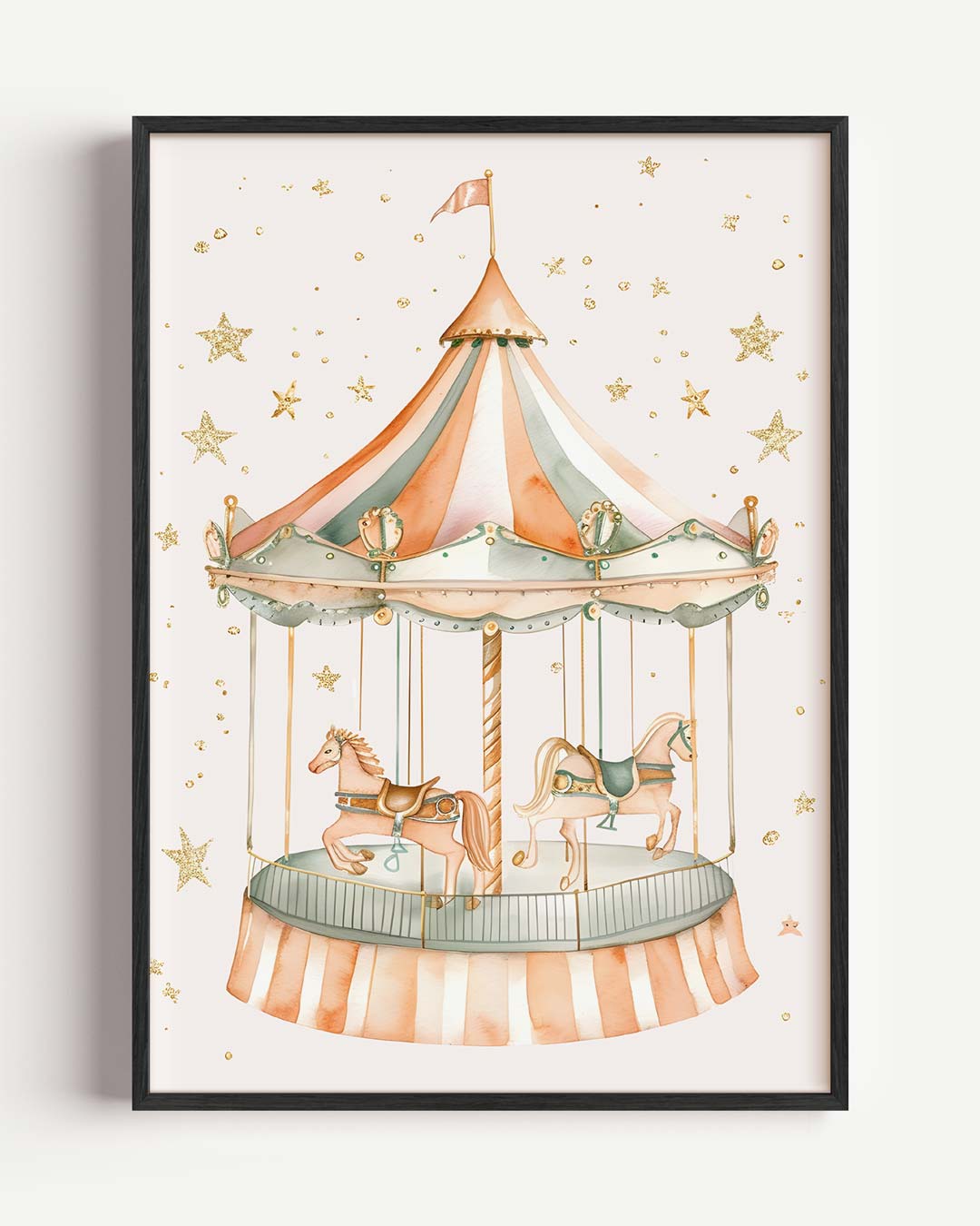 Magische Carrousel Droomposter-WallArtistic