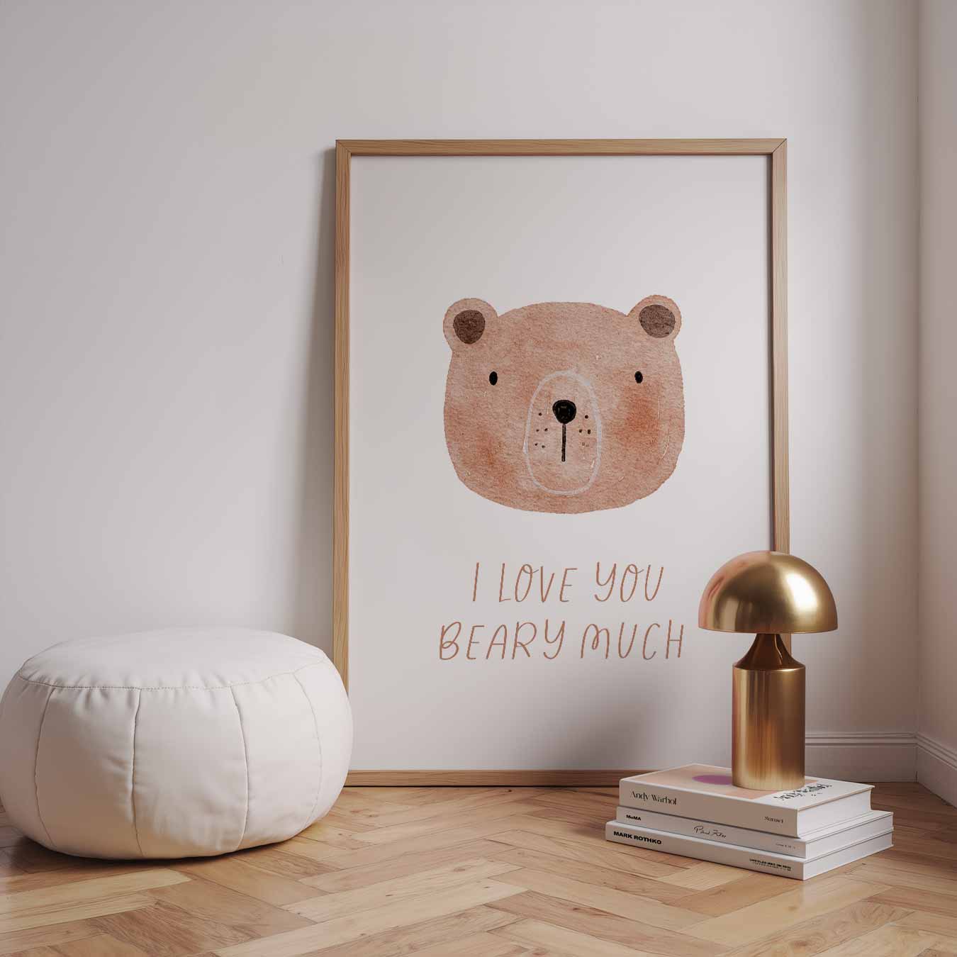 I Love You Beary Much Poster-WallArtistic
