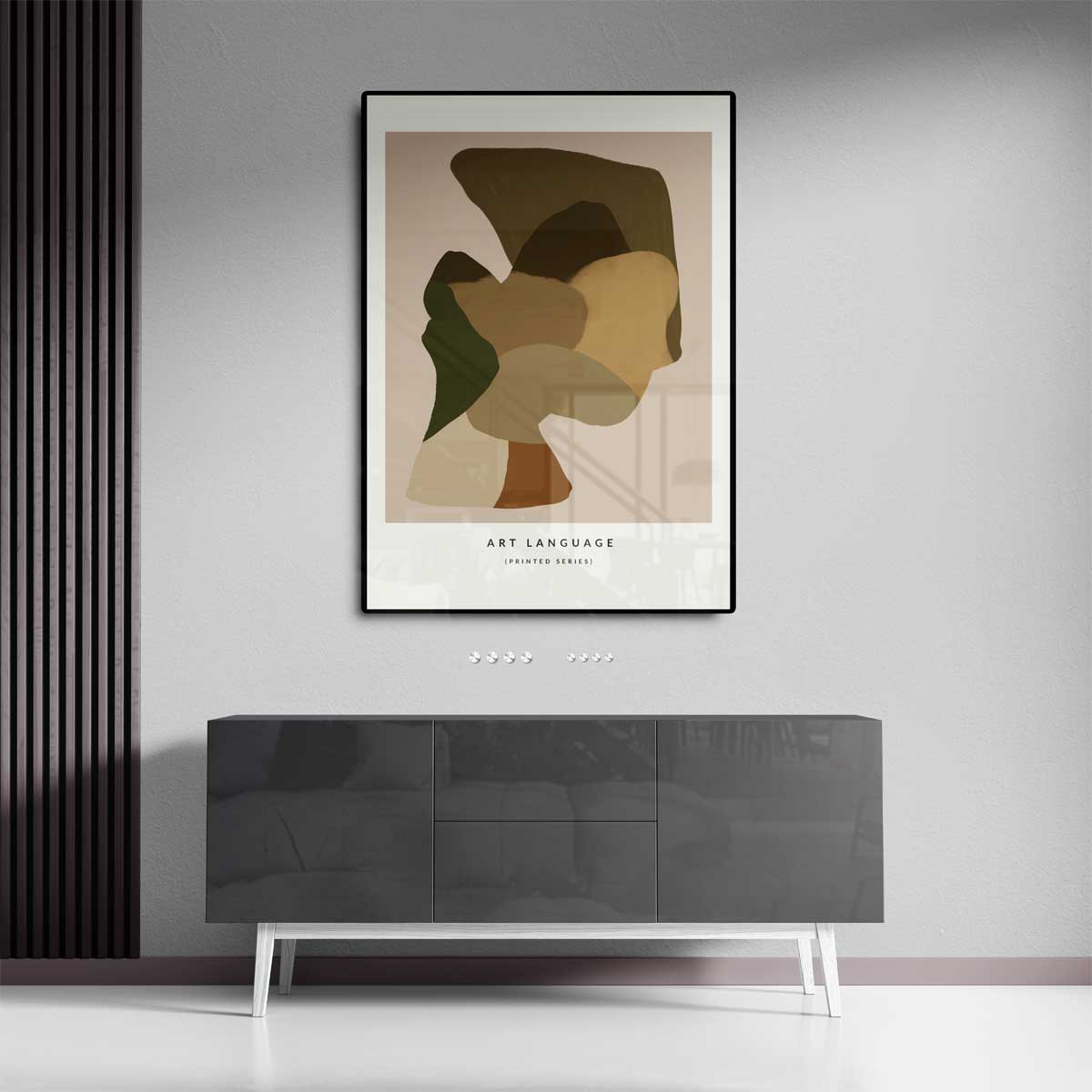 Abstracte Natuurtinten Kunstwerk-canvas-dibond-plexiglas-wanddecoratie-WallArtistic