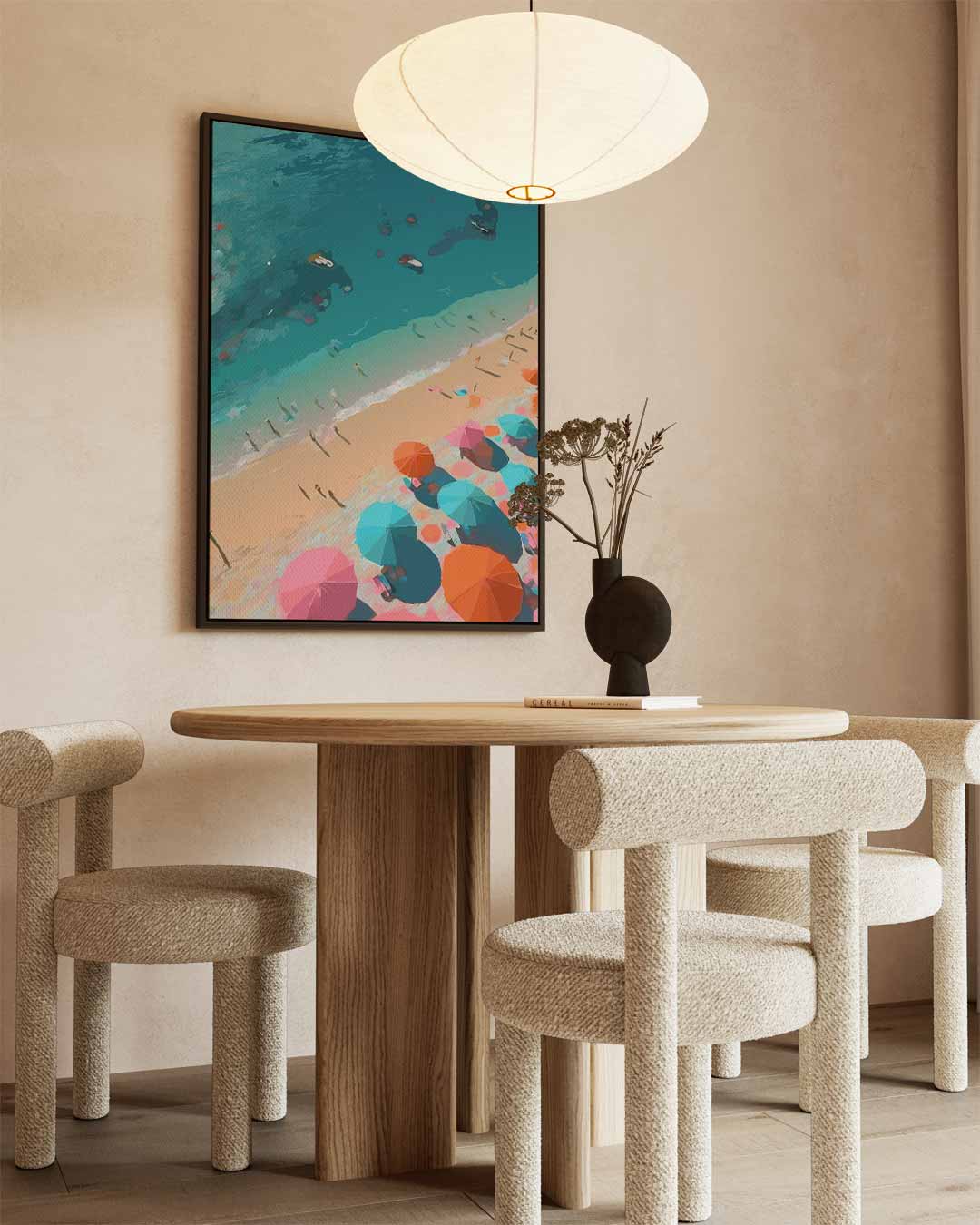 Zomerse Stranddag Kunstwerk-canvas-dibond-plexiglas-wanddecoratie-WallArtistic