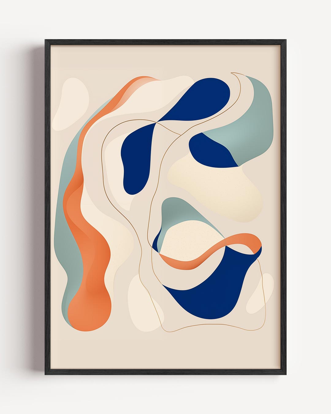 Moderne Golfkunst Poster-WallArtistic