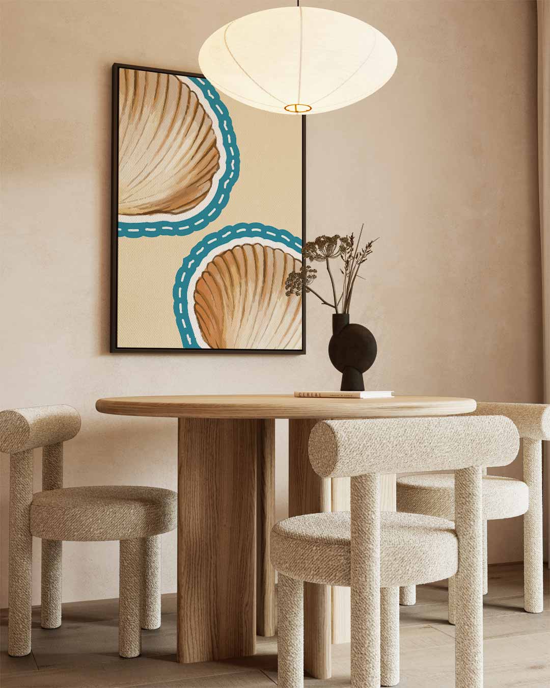 Schelpensymfonie Kunstwerk-canvas-dibond-plexiglas-wanddecoratie-WallArtistic