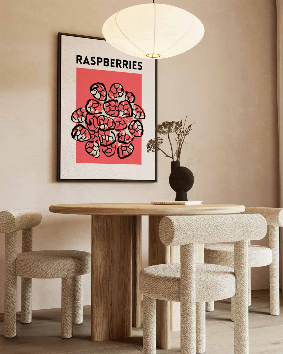 Frisse Frambozen Kunst Kunstwerk-canvas-dibond-plexiglas-wanddecoratie-WallArtistic