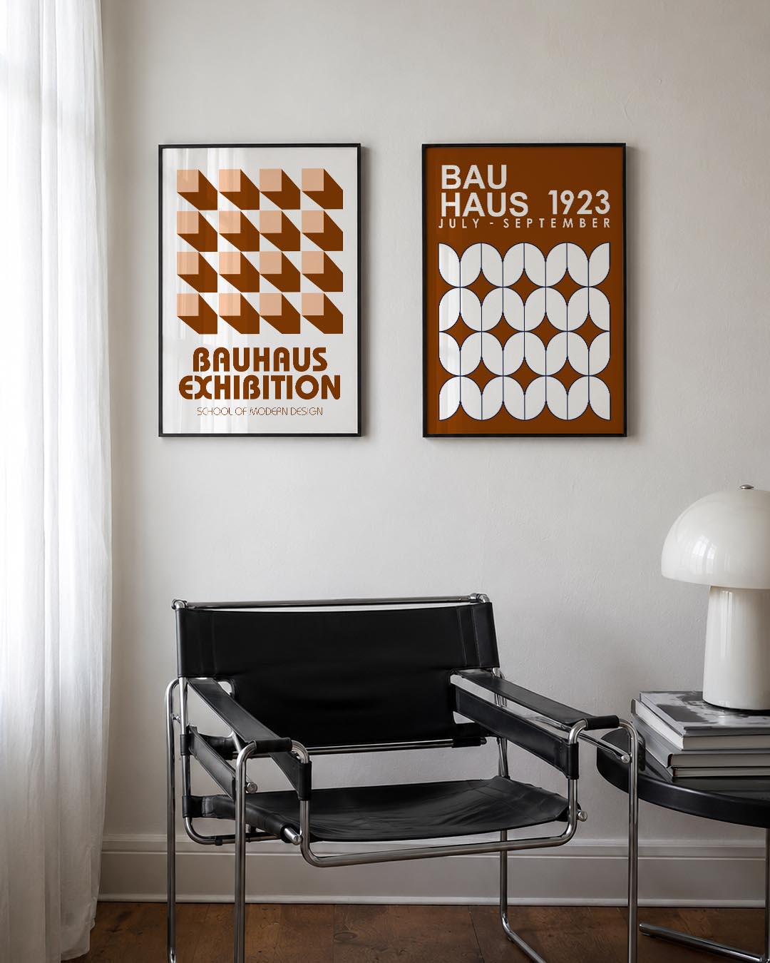 Vorm en schaduw Postersets