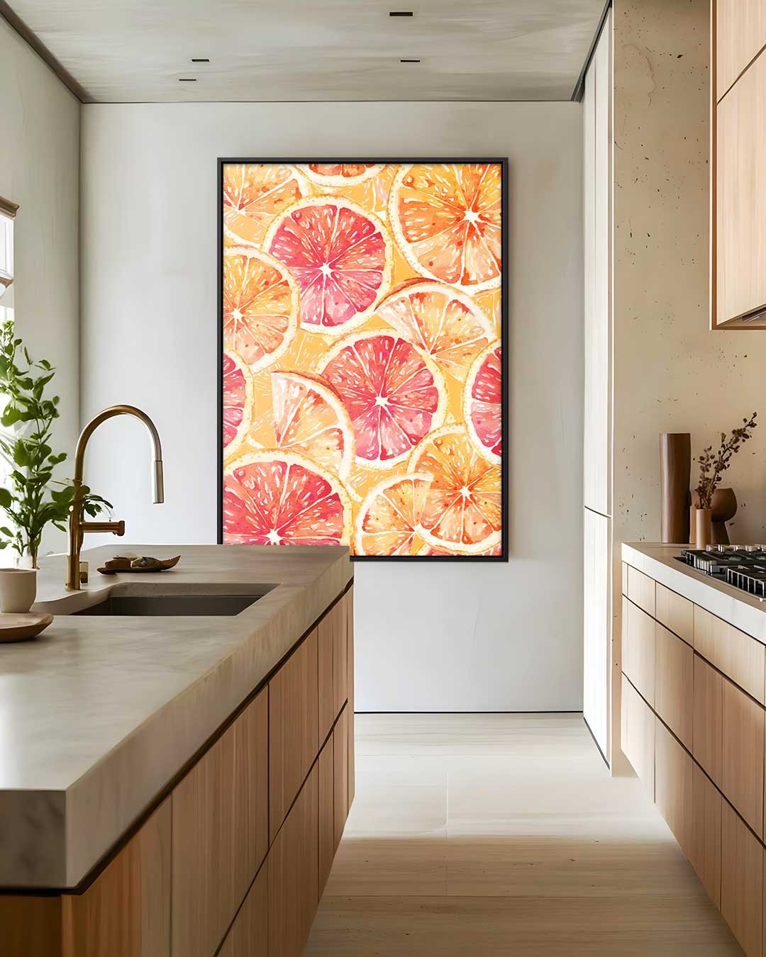 Citrus Vibes Kunstwerk-canvas-dibond-plexiglas-wanddecoratie-WallArtistic